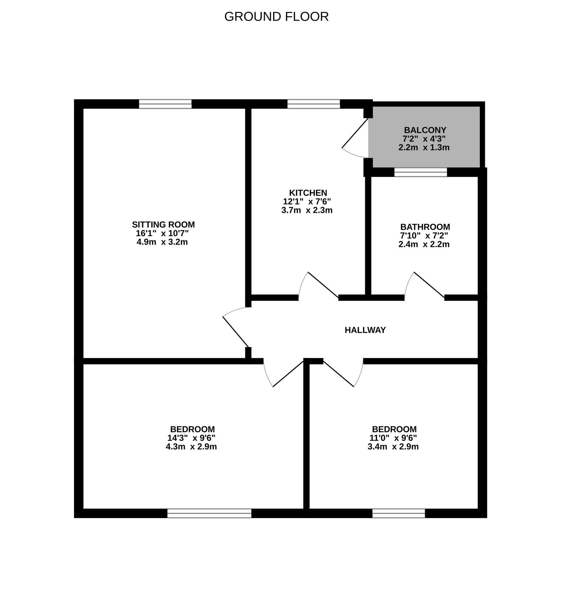 59 St. Fagans Rise, Cardiff floorplan