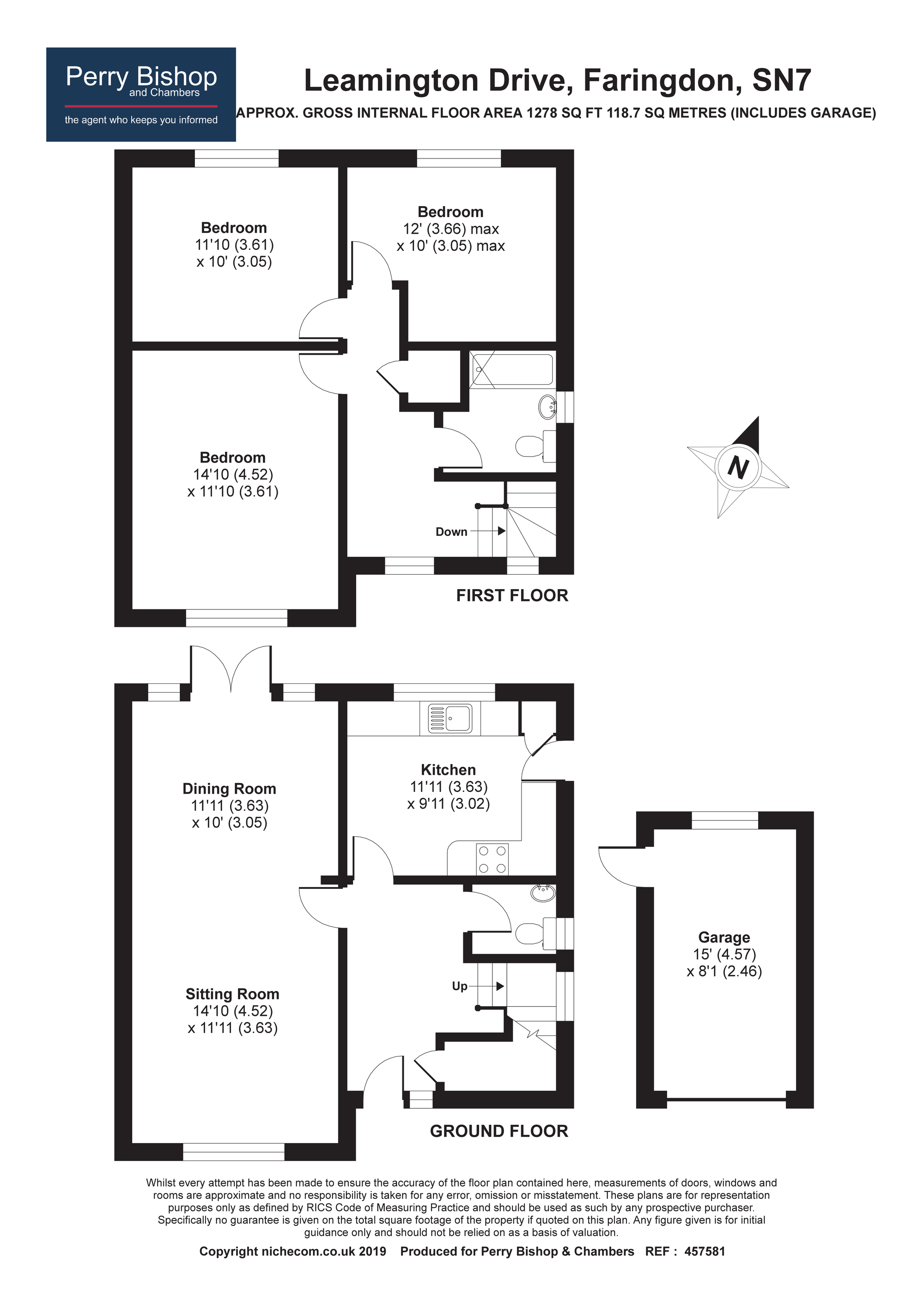 3 Bedrooms Detached house for sale in Leamington Drive, Faringdon SN7