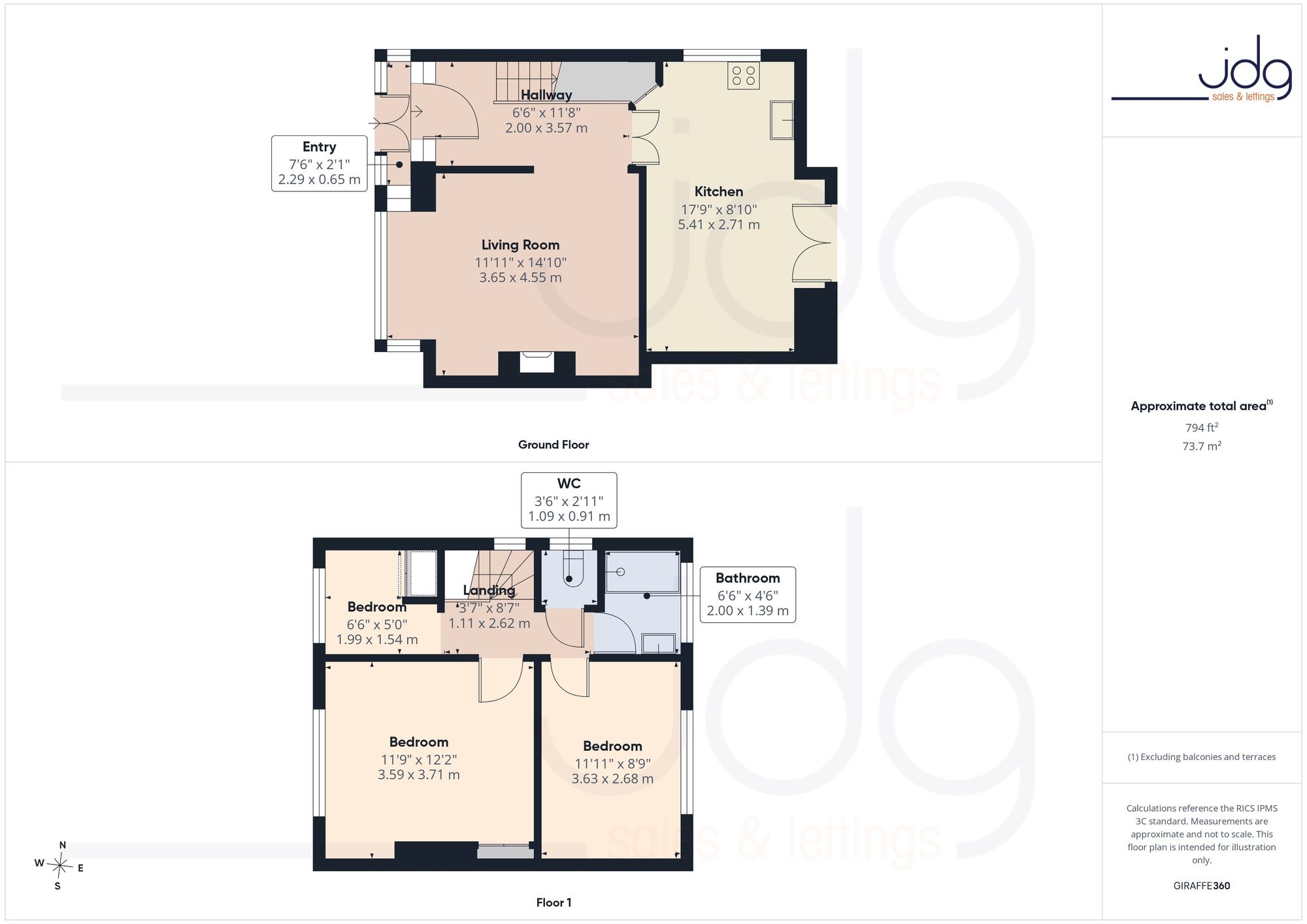 14 Longlands Avenue, Morecambe floorplan