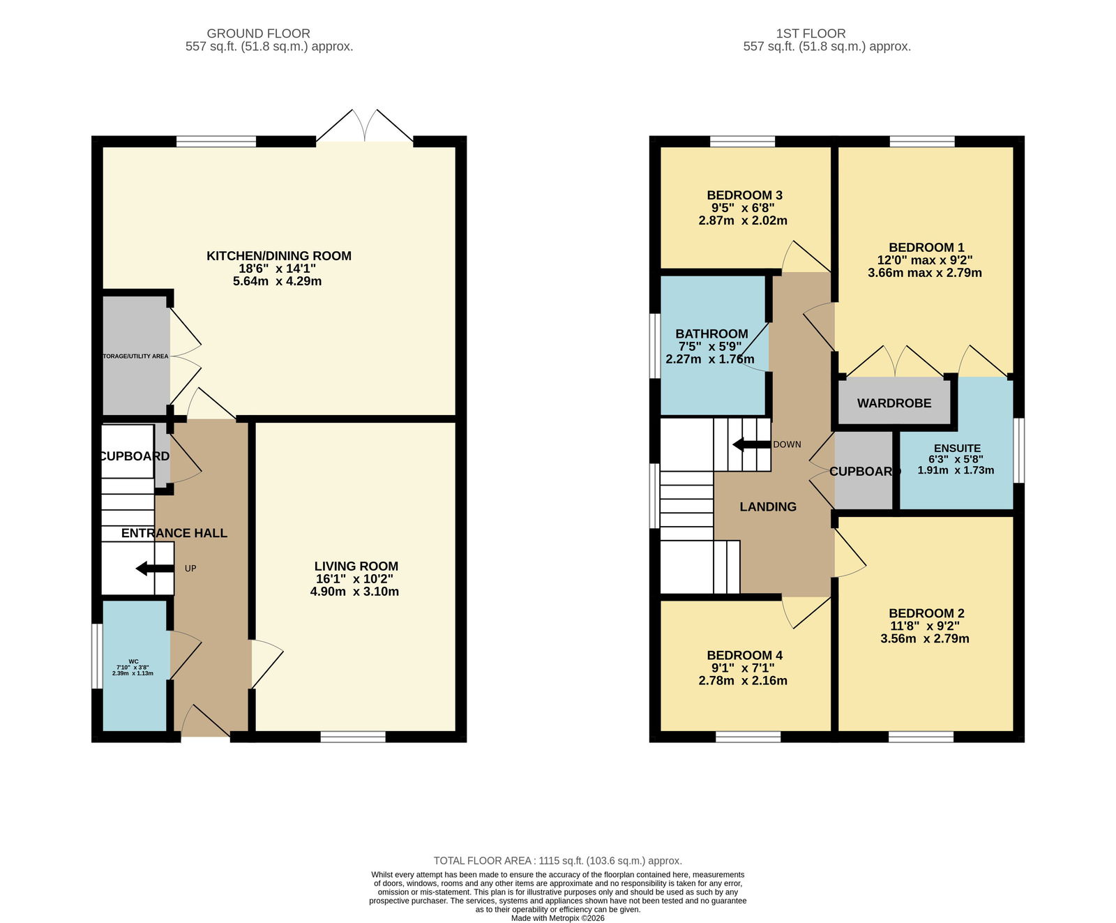 1 Charles Almond Close, Stonehouse floorplan
