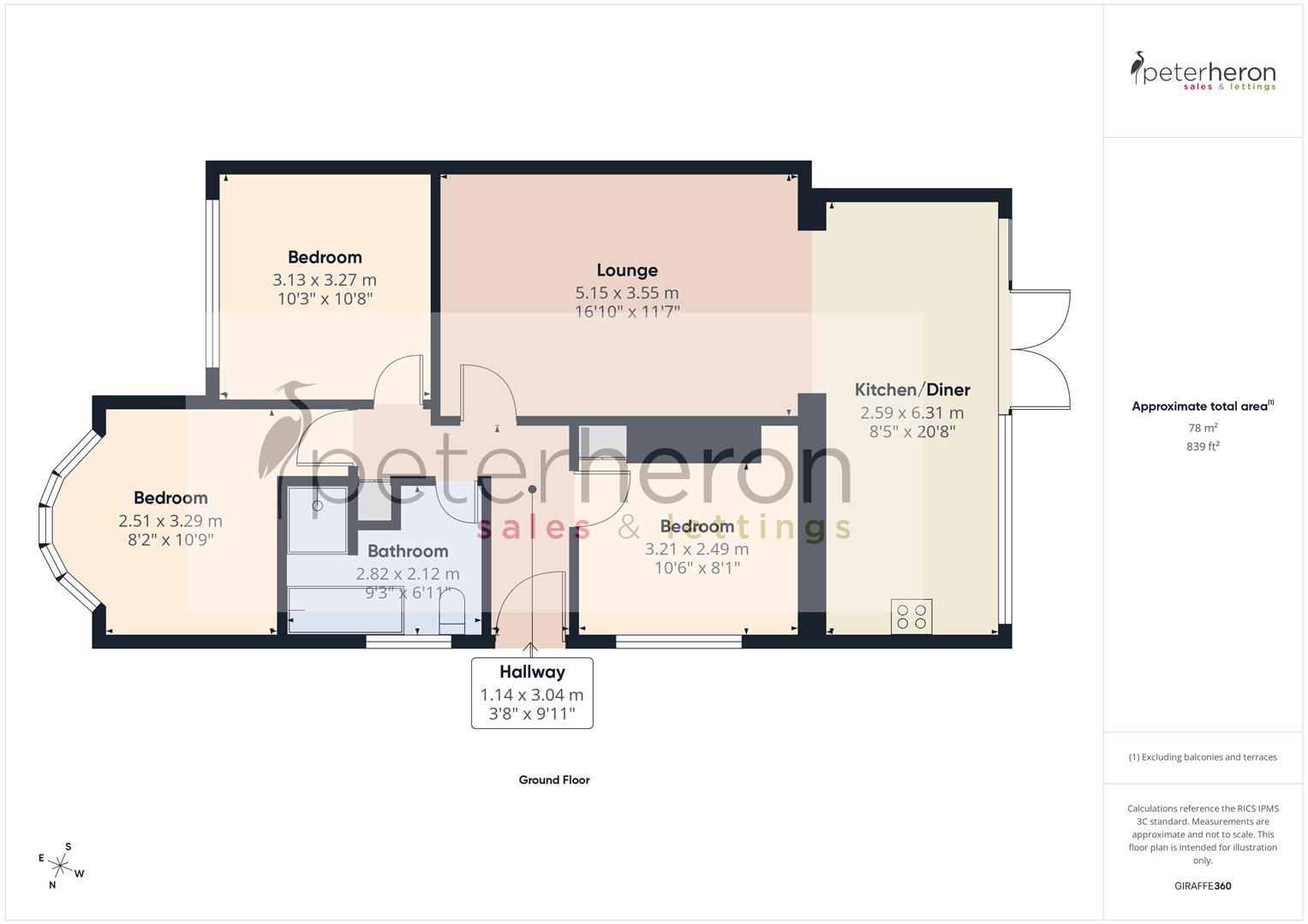 8, Winston Crescent, Sunderland floorplan