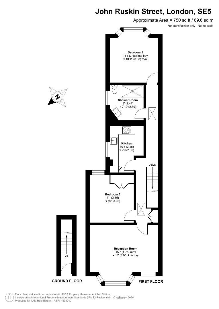 John Ruskin Street, London floorplan