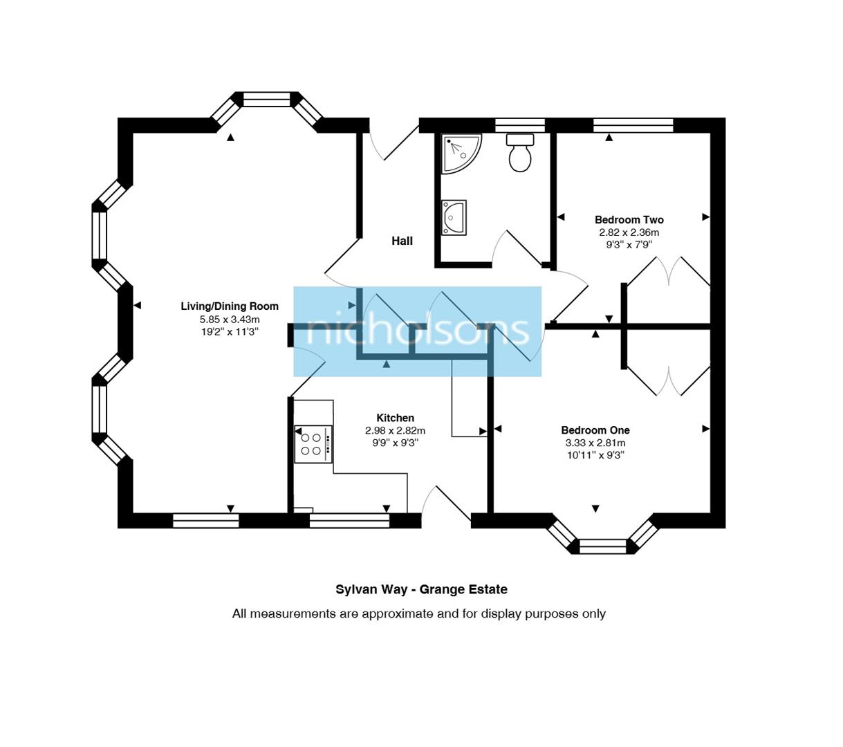 9, Sylvan Way, Fleet floorplan