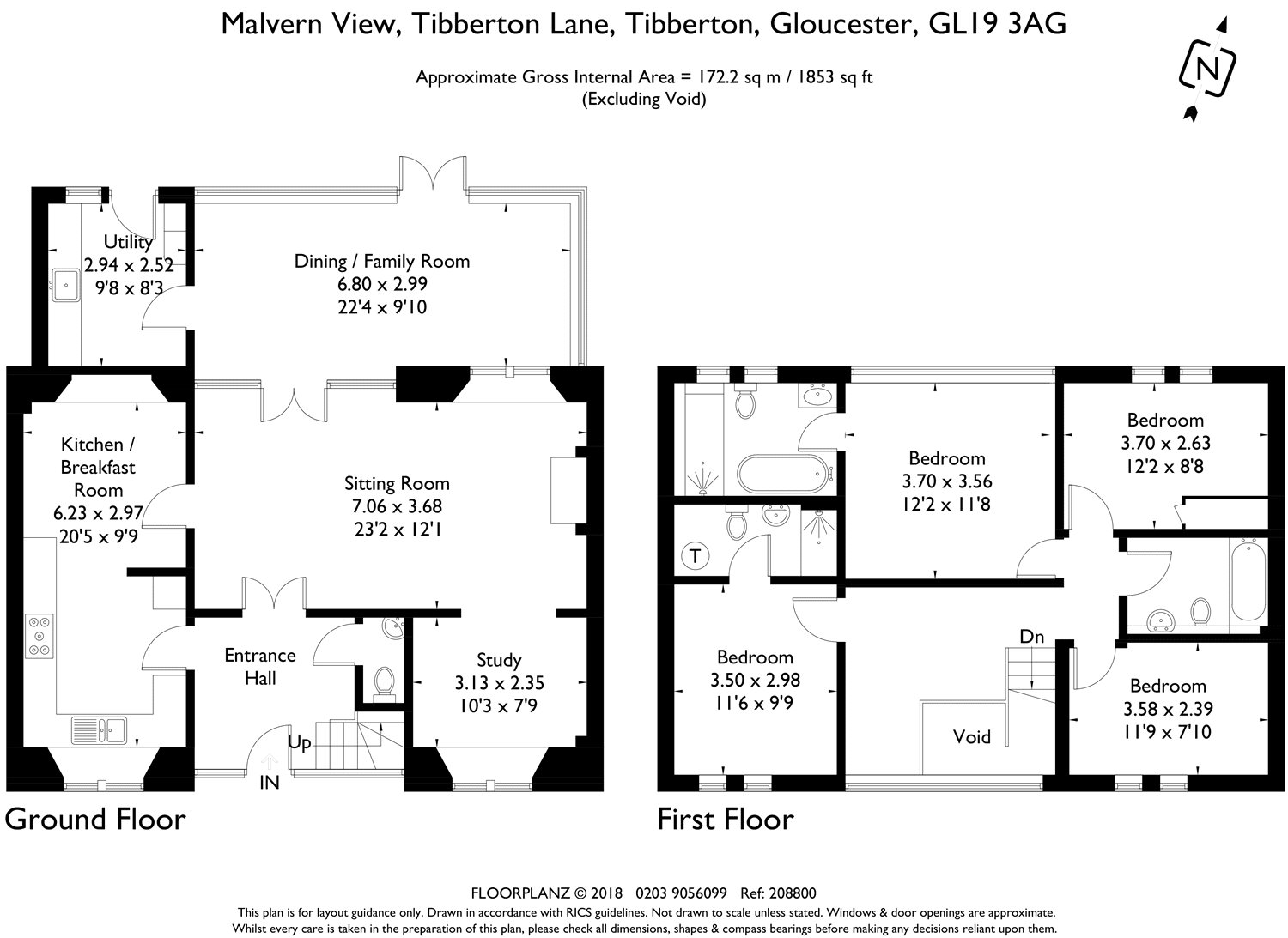 4 bed semidetached house for sale in Tibberton Lane, Tibberton