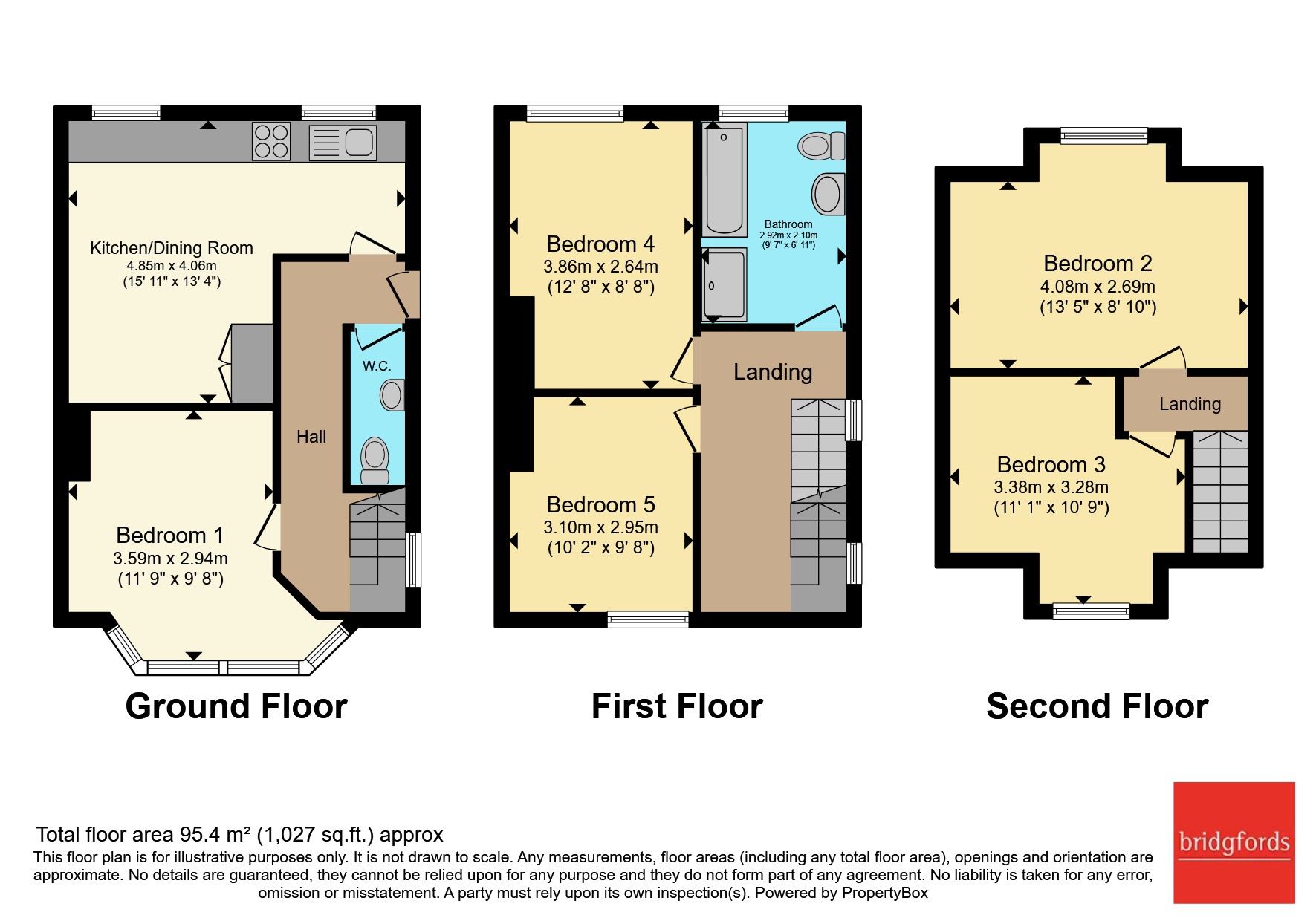 38, Ovenden Way, West Yorkshire floorplan