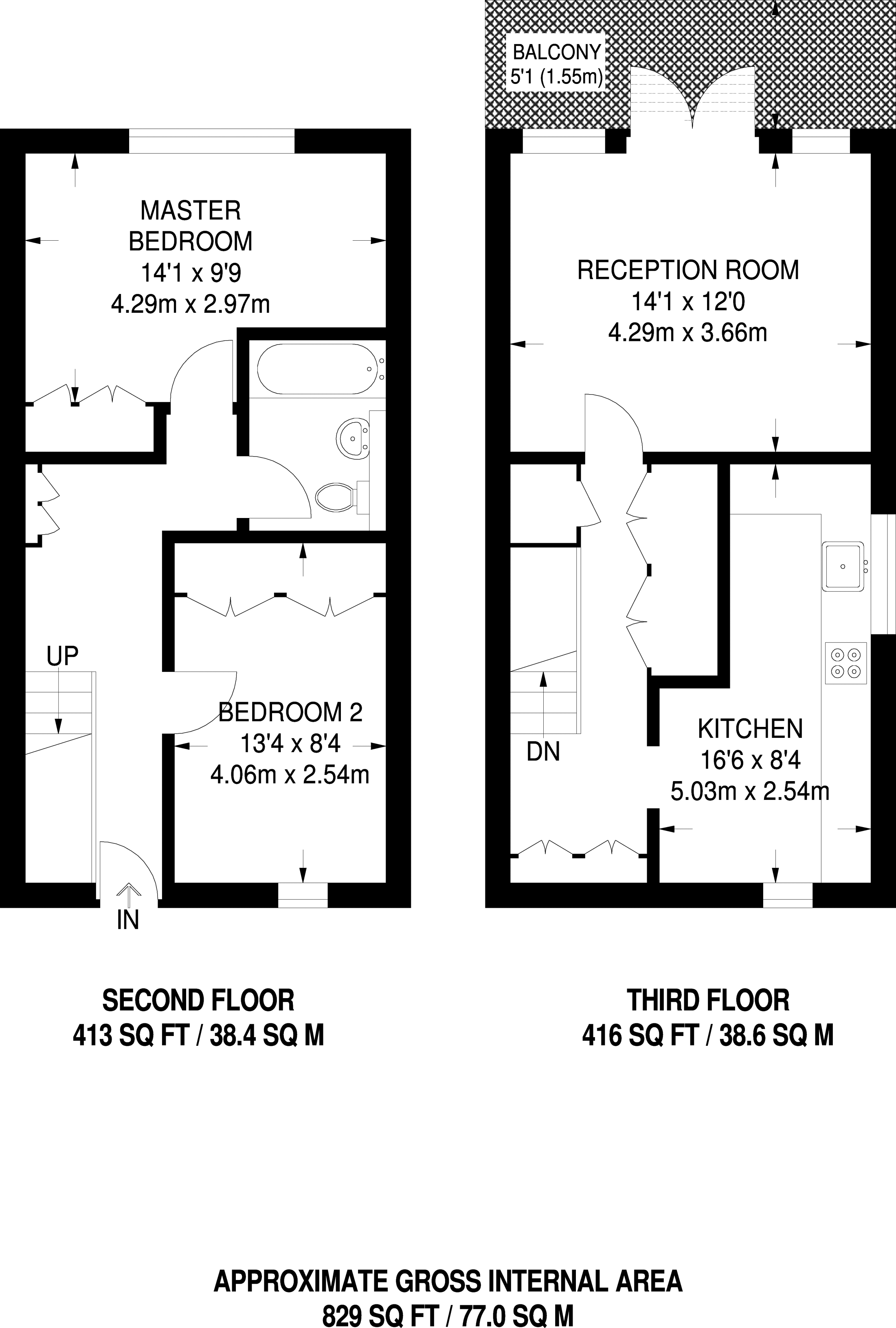 2 Bedrooms Flat to rent in Old Street, Old Street EC1V