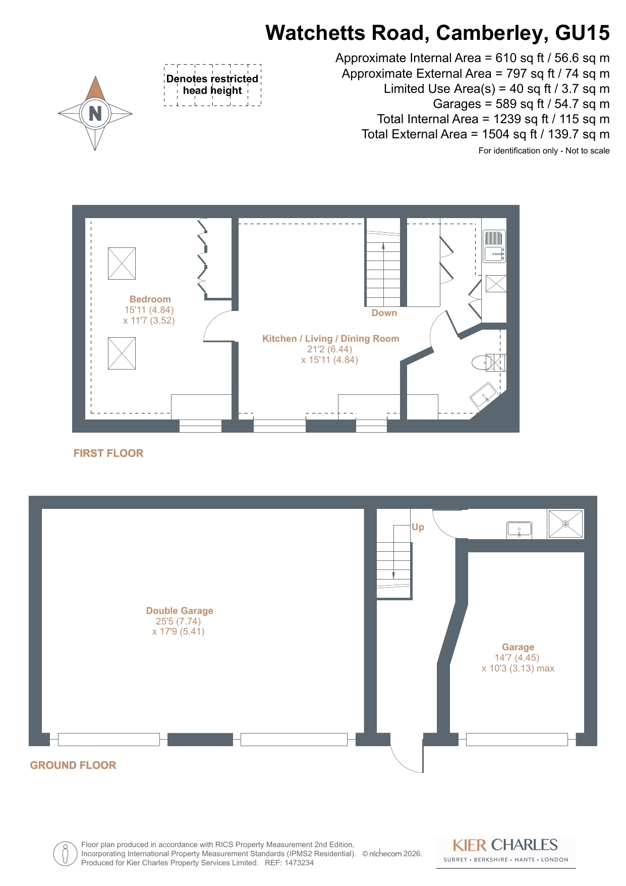 15, Watchetts Road, Surrey floorplan