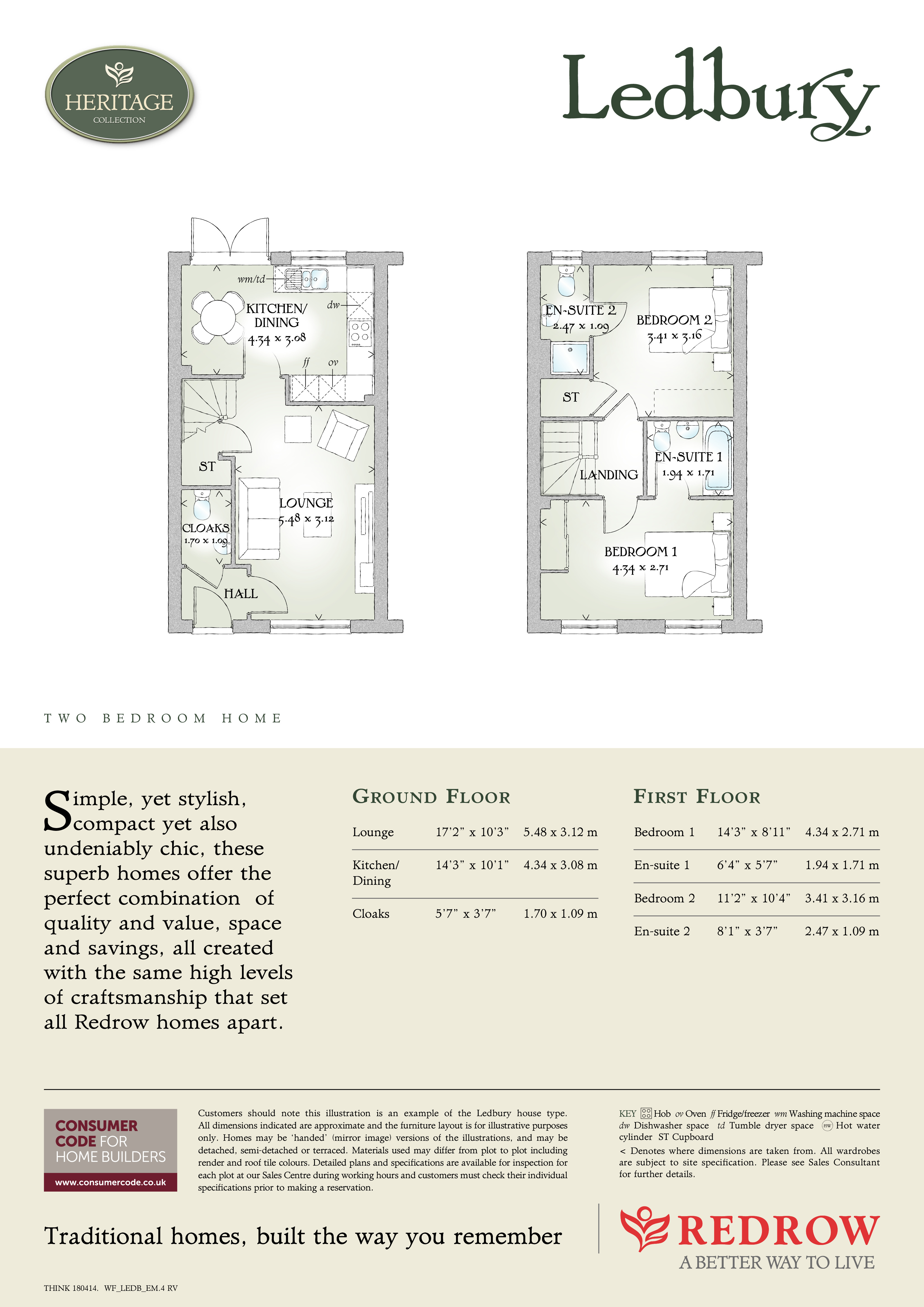 2 Bedrooms Terraced house for sale in 