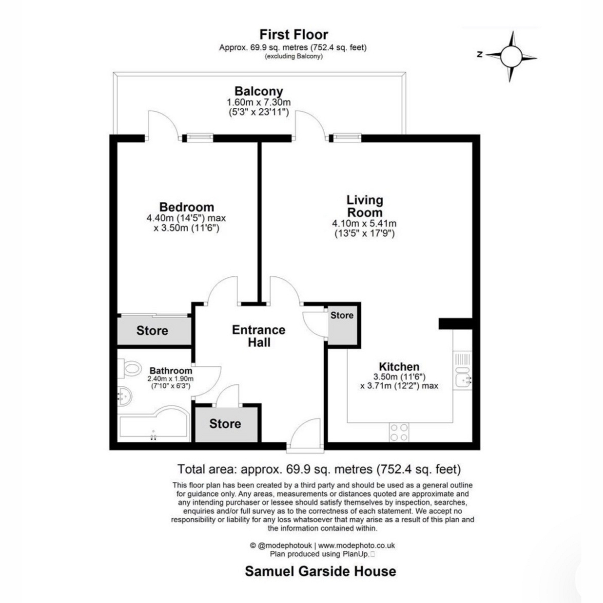 Flat Flat 216, 2, De Pass Gardens, Barking floorplan