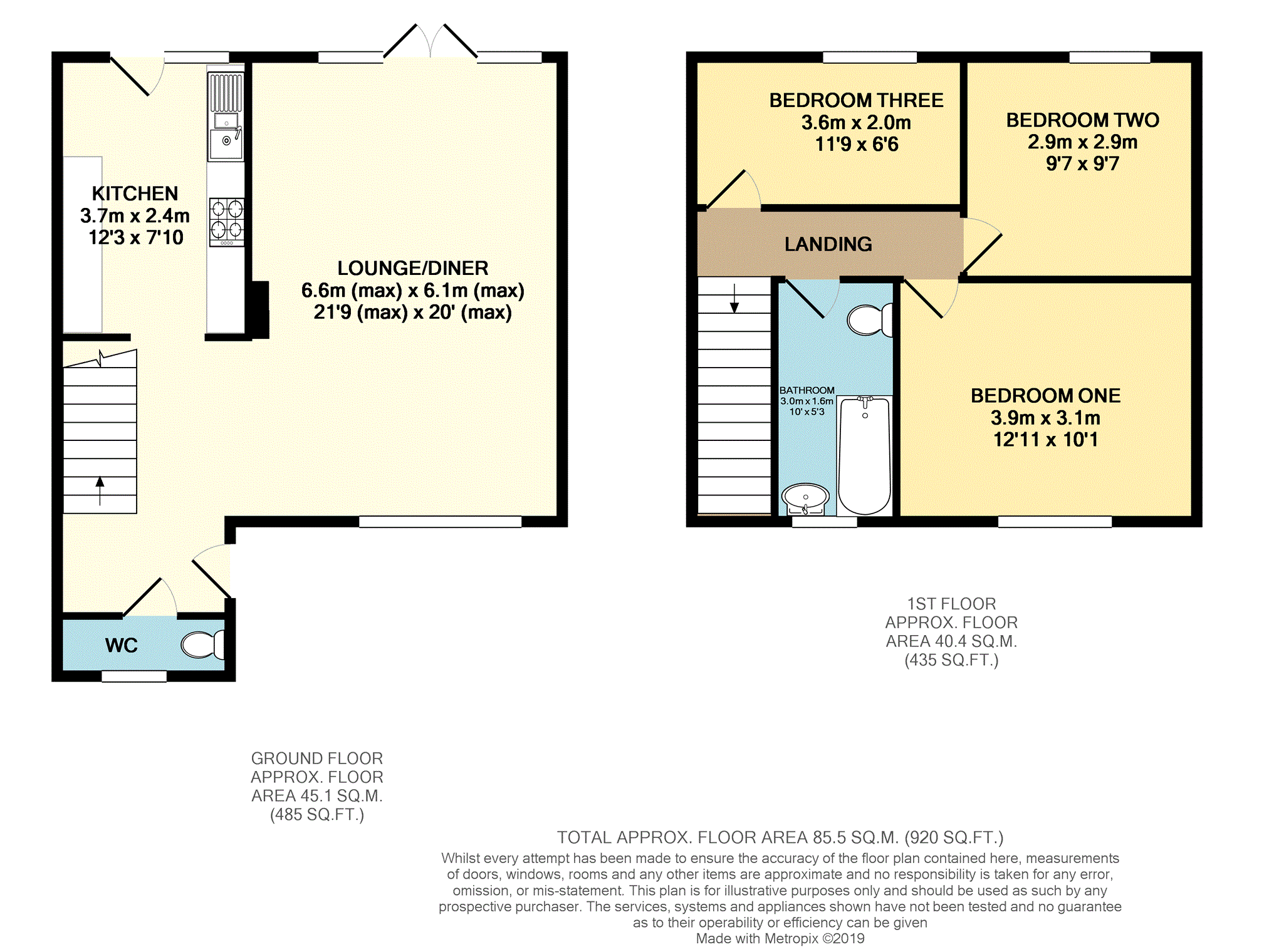 3 Bedrooms Terraced house for sale in Bicknor Road, Parkwood, Maidstone ME15