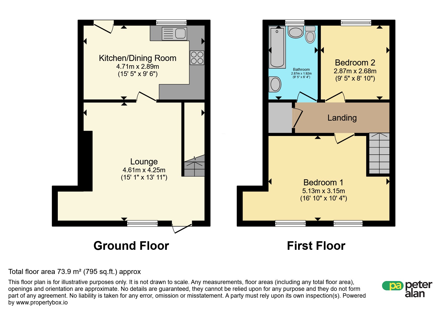 5, Tabor Street, CARDIFF floorplan