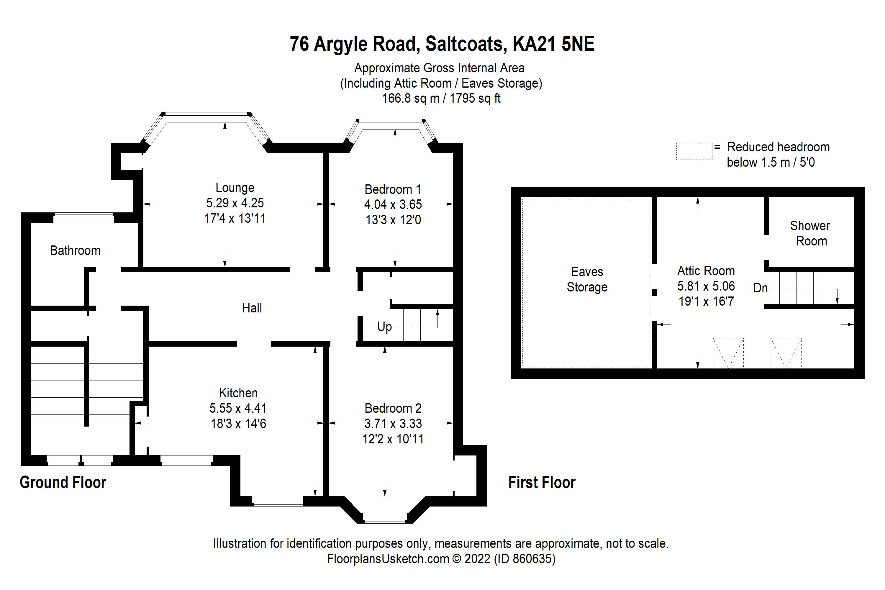 Argyle Road, Saltcoats KA21, 2 bedroom flat for sale 61486536
