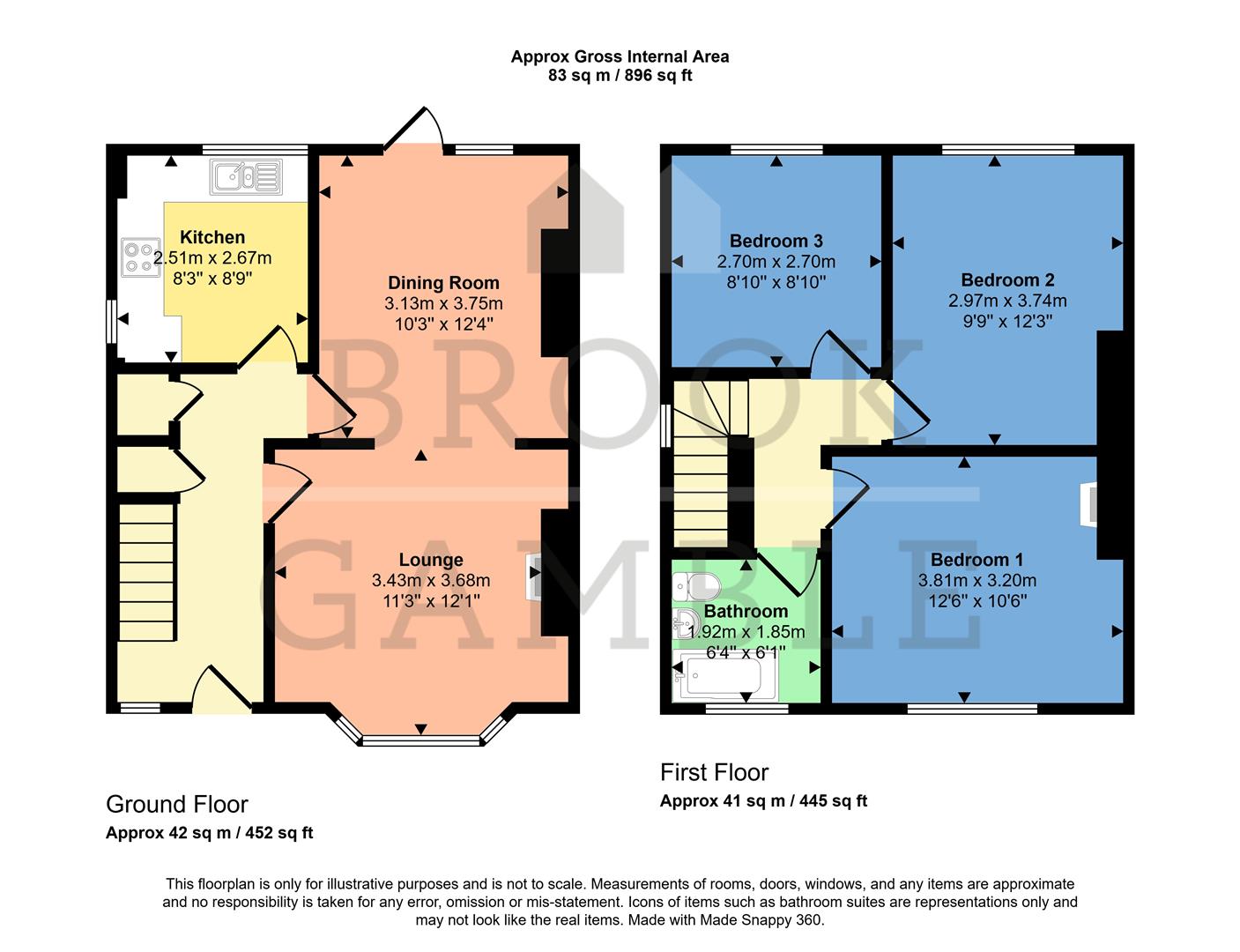 5, Longland Road, Eastbourne floorplan