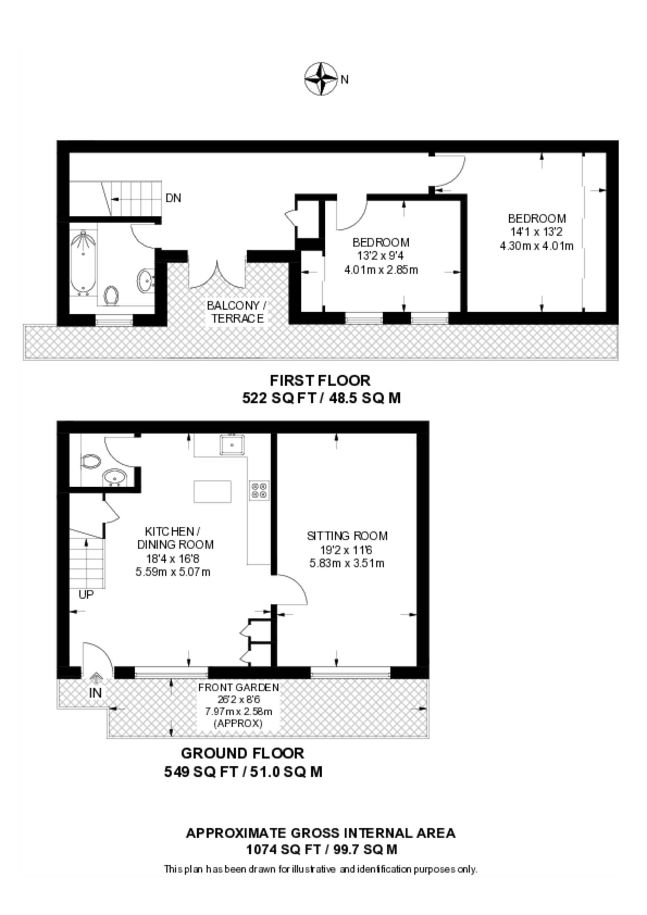 Edwards Passage, Stepney floorplan