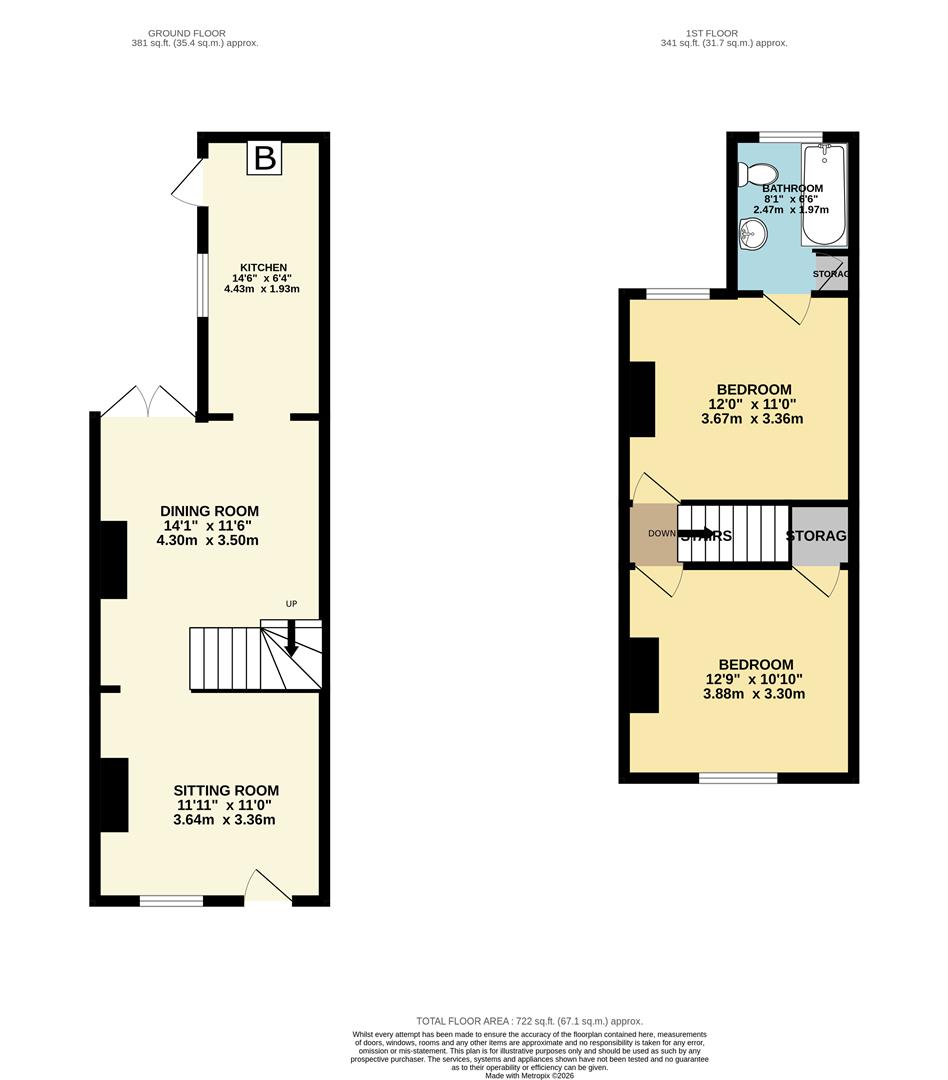 112, Ketts Hill, Norwich floorplan