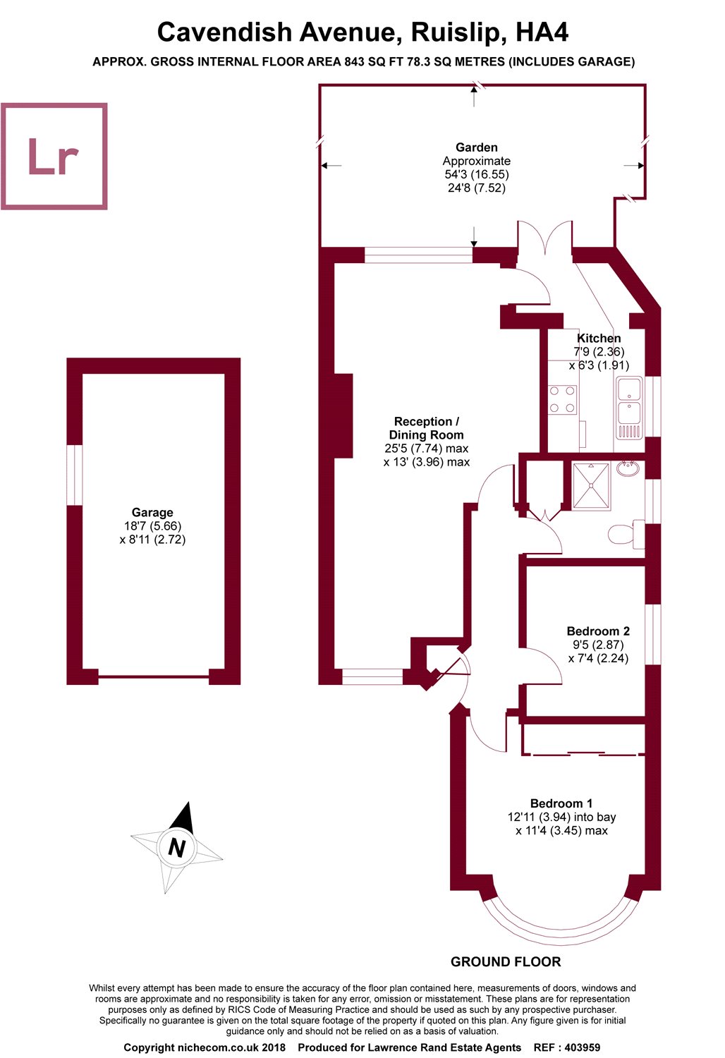 2 Bedrooms Semi-detached bungalow for sale in Cavendish Avenue, Ruislip, Middlesex HA4
