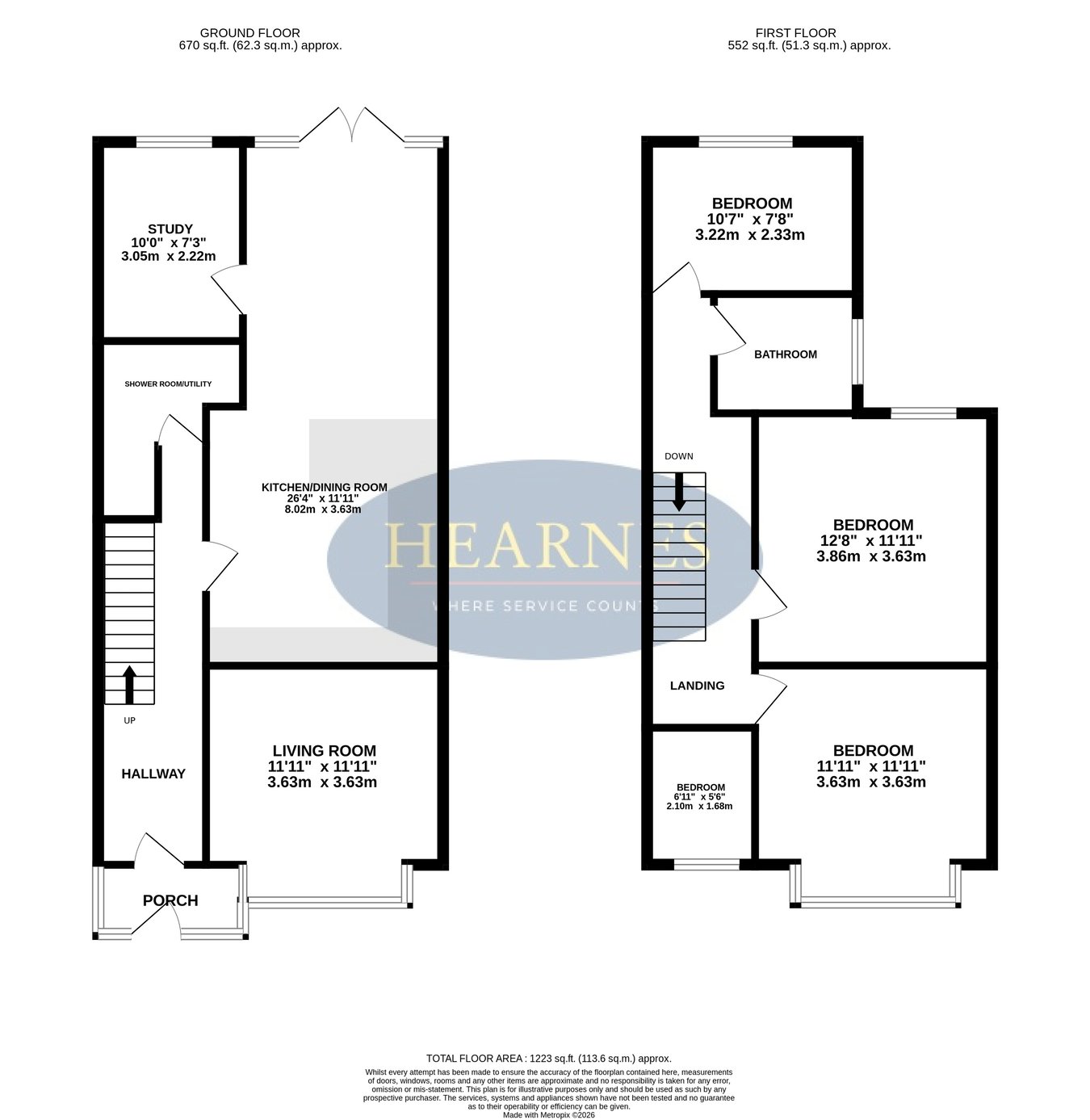 25, Naseby Road, Bournemouth floorplan