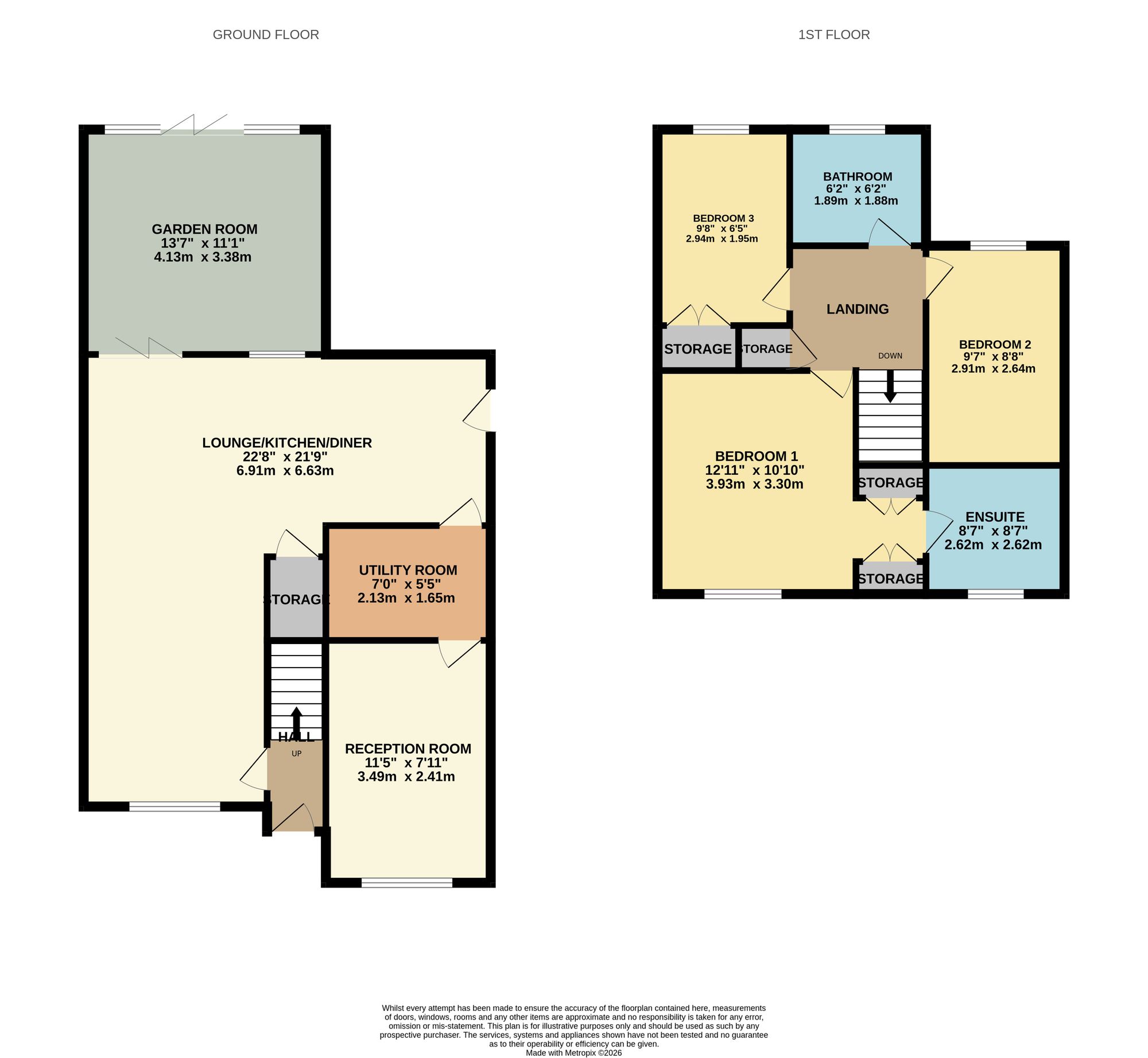 55 Foxglove Grove, Mansfield floorplan