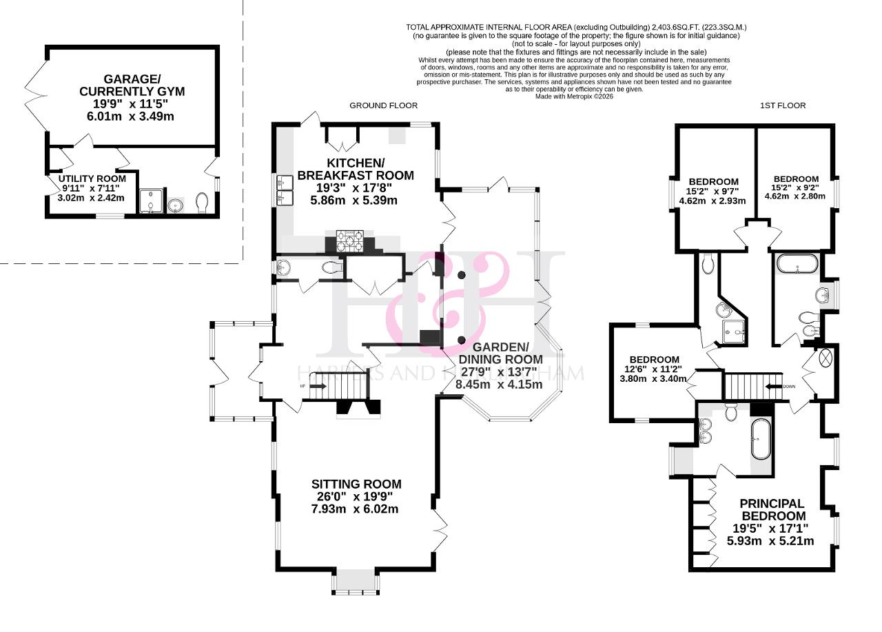 Farthings, Horns Road, Hawkhurst floorplan