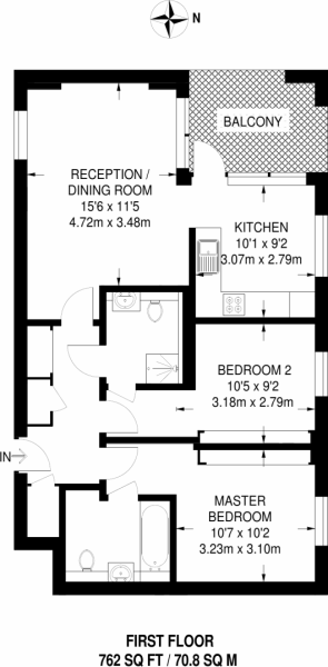 2 Bedrooms Flat for sale in St Bernards Gate, Ealing UB1