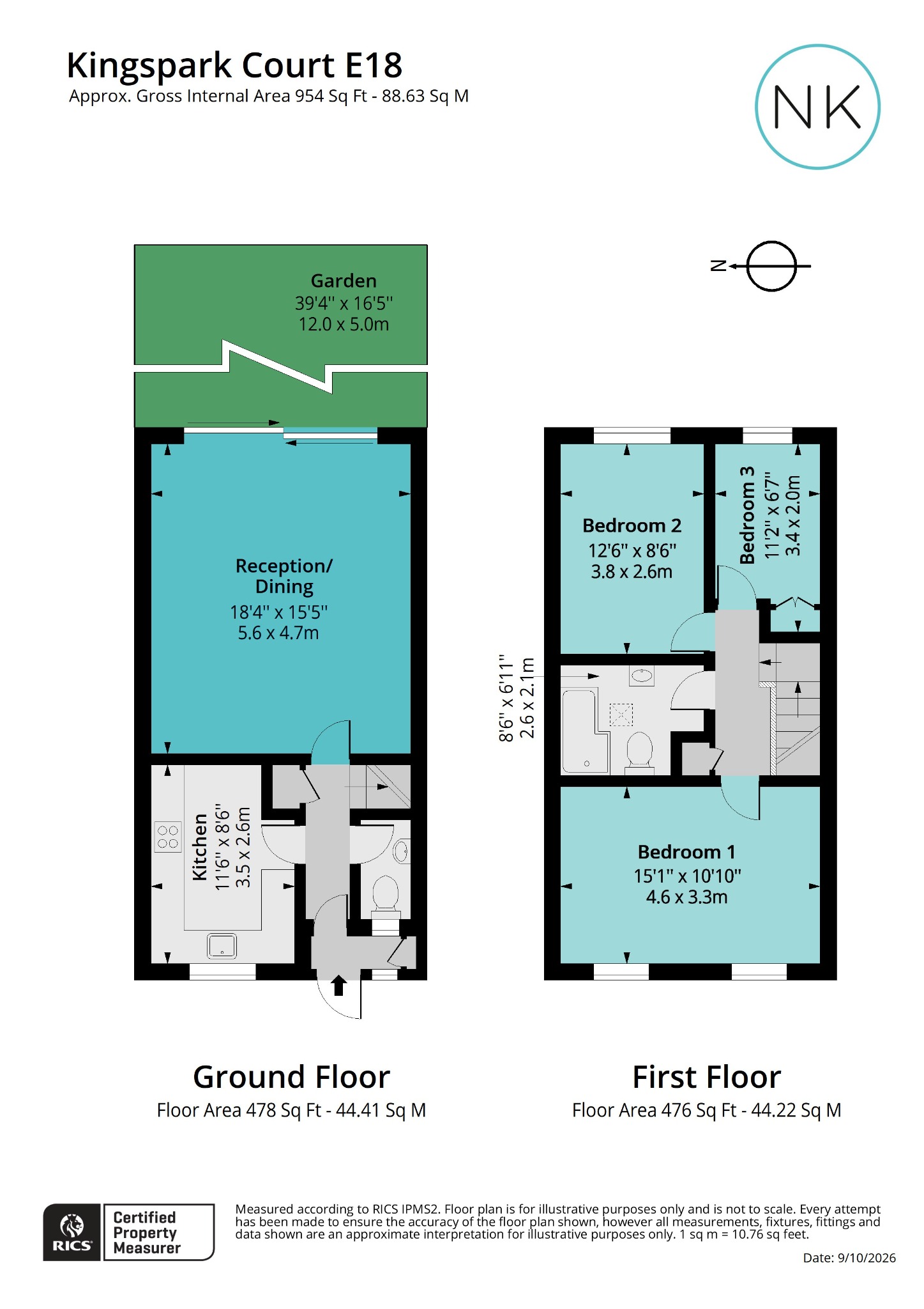 29 Kingspark Court, South Woodford, London floorplan