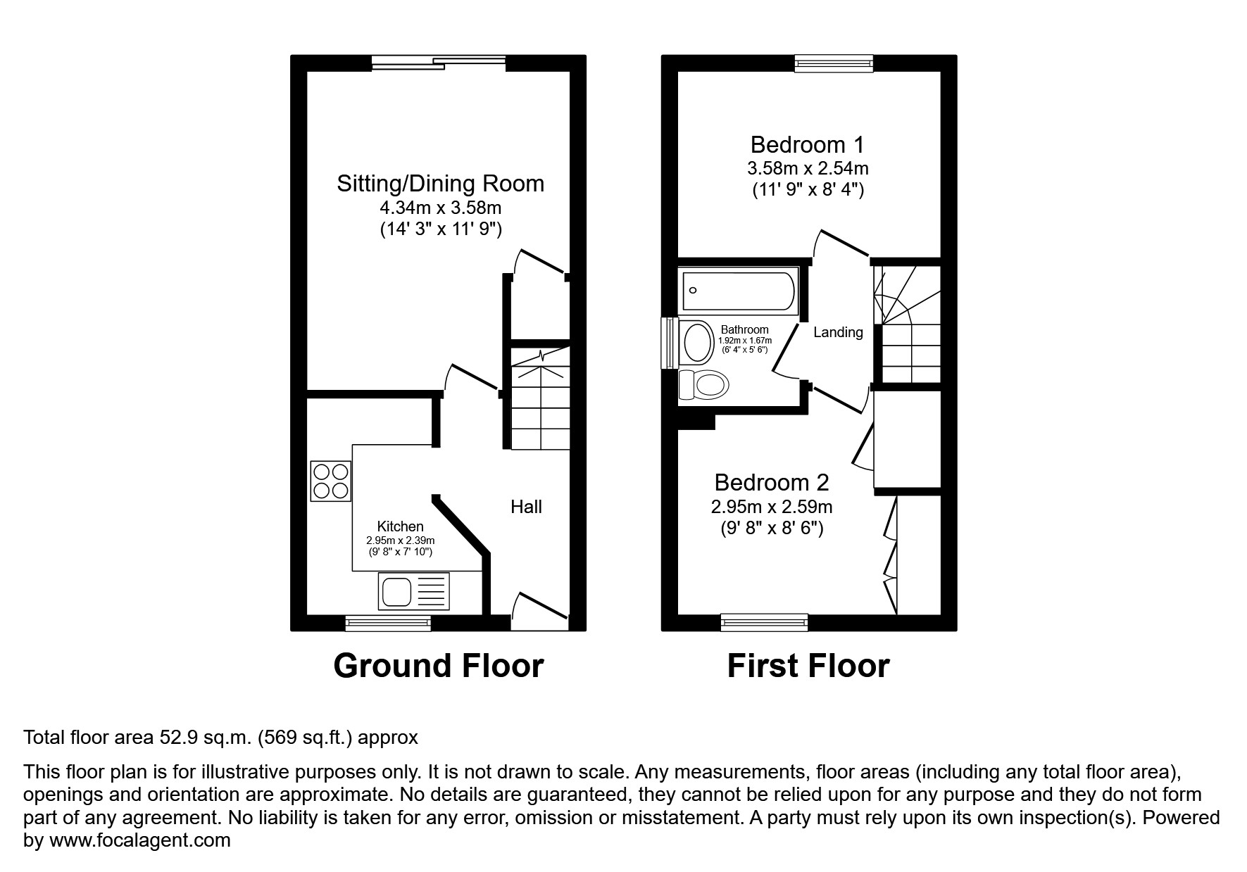 12, Bardsey Court, Milton Keynes floorplan