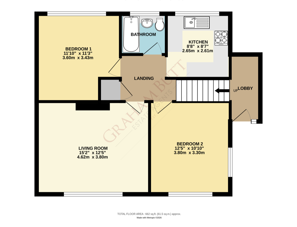 124, Clun Road, West Sussex floorplan