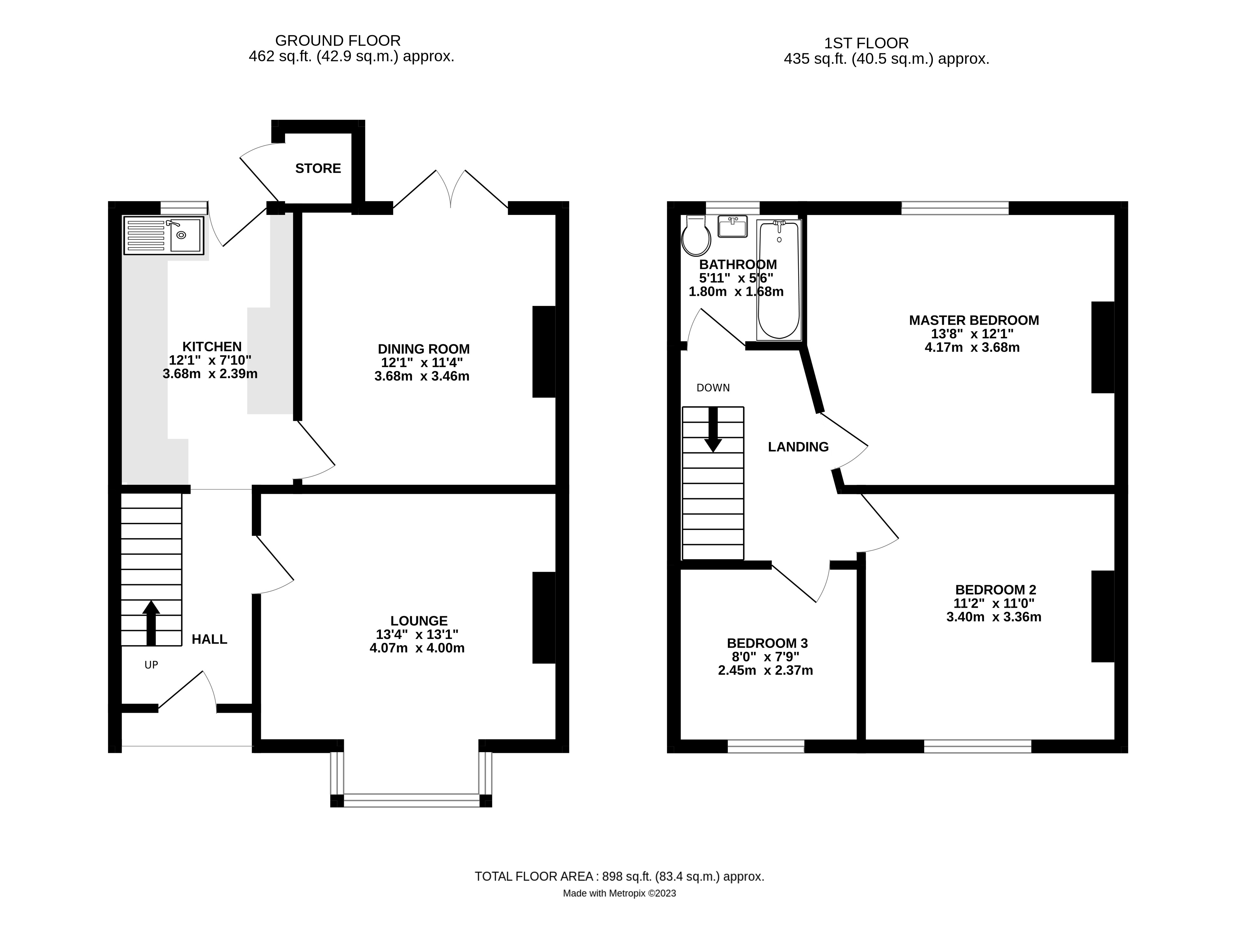 Sandfield Avenue, Wick, Littlehampton, West Sussex BN17, 3 bedroom end