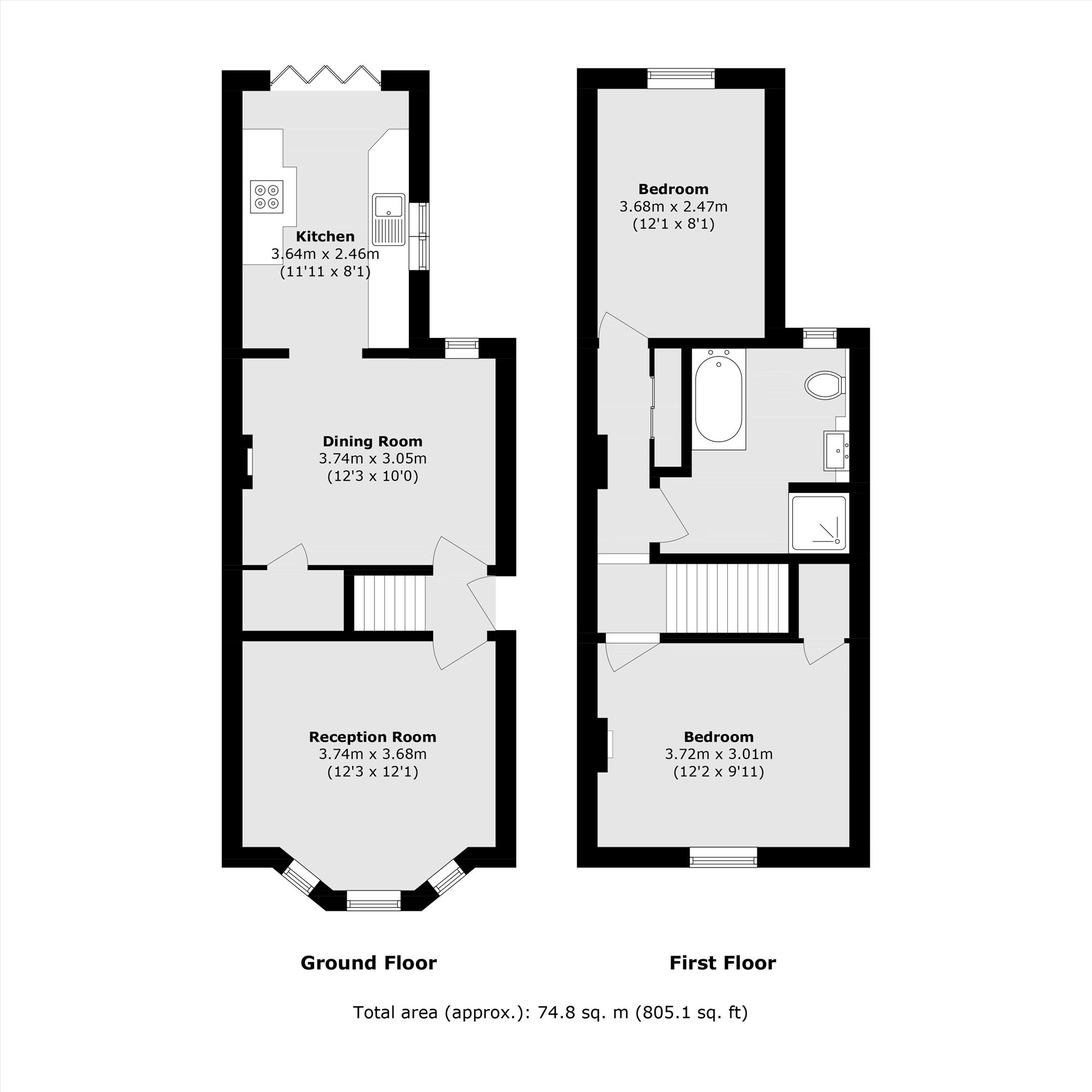 42, Beaconsfield Road, Surbiton floorplan