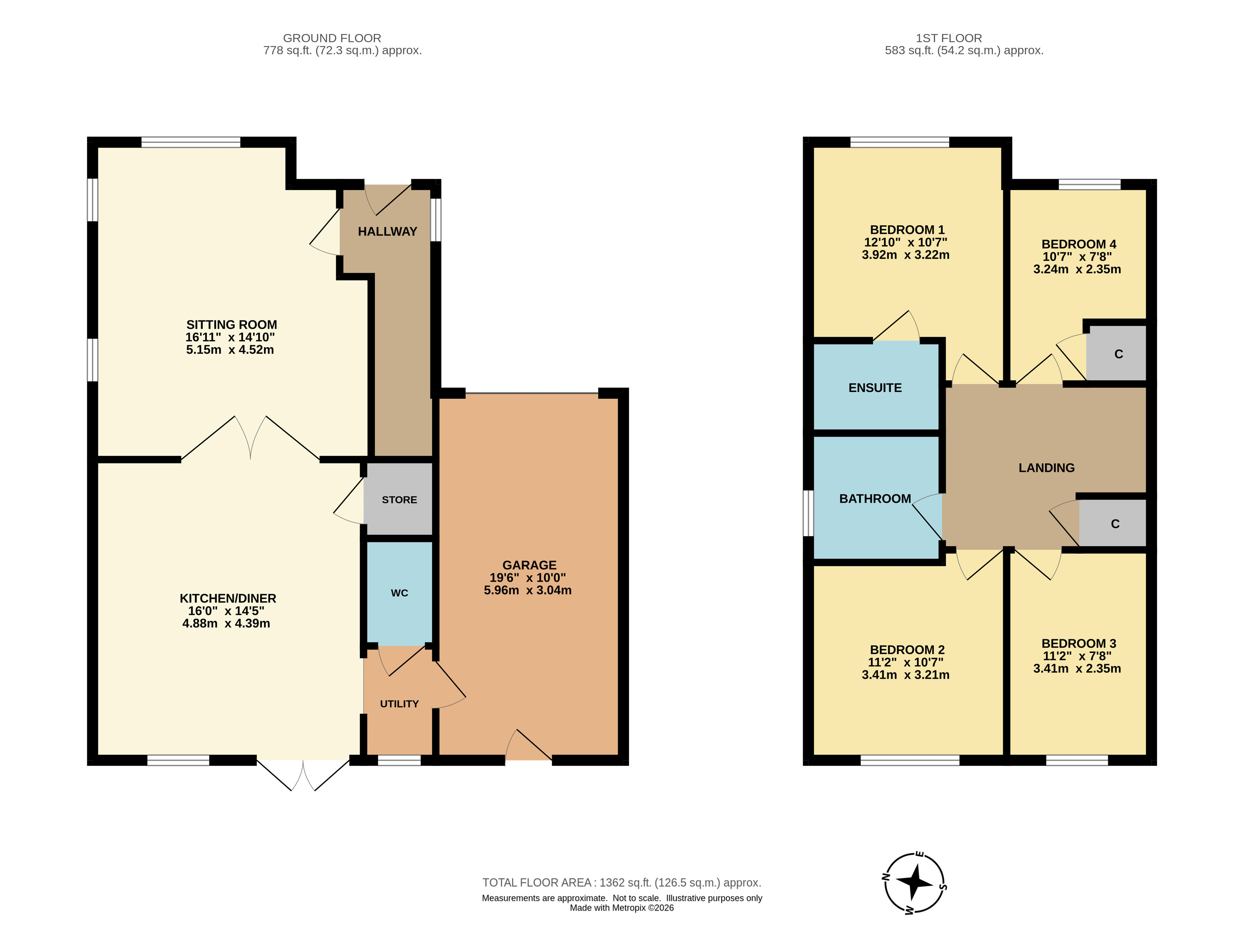 43, Chivers Street, Bath floorplan