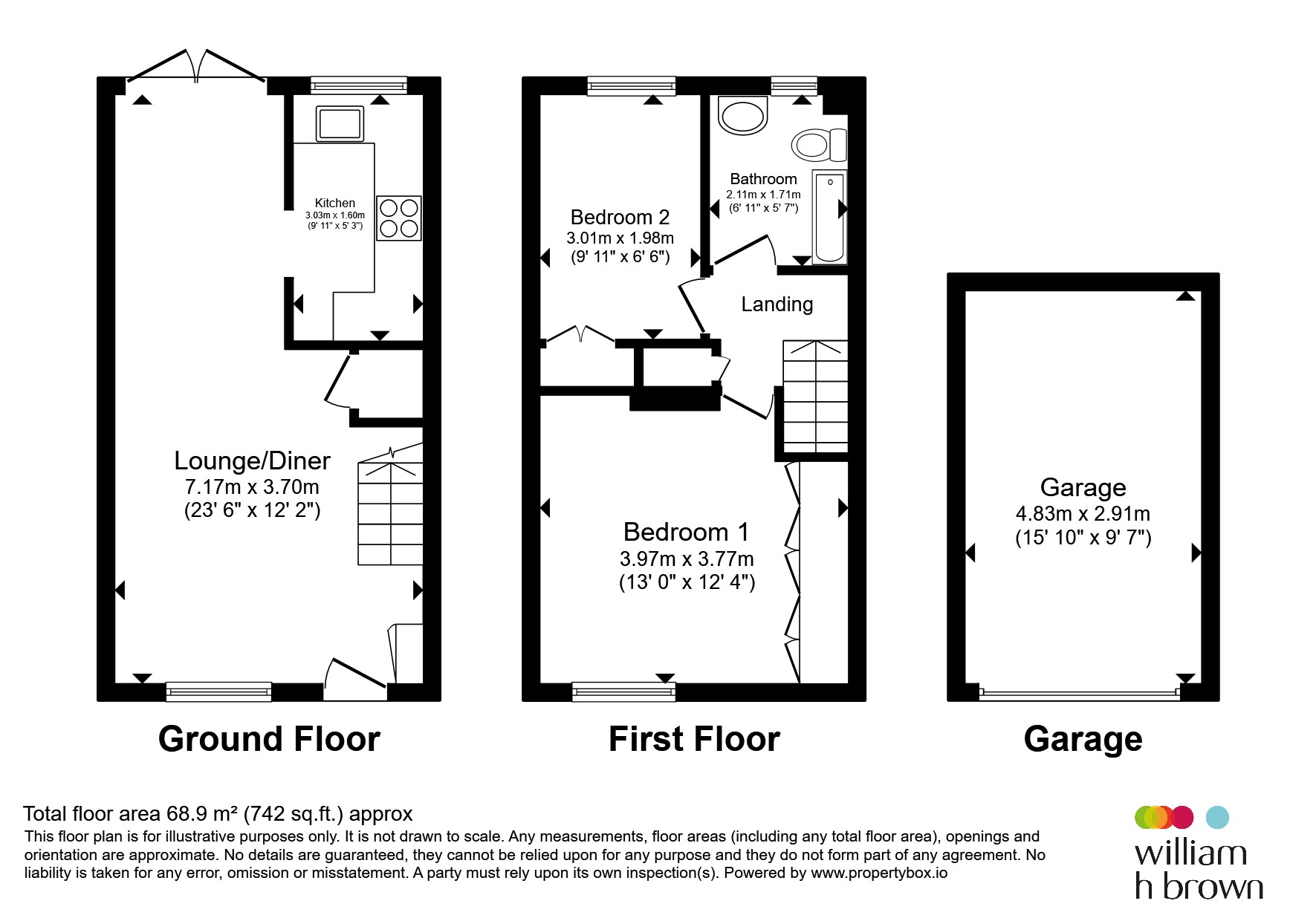 15, The Cloisters, WELWYN GARDEN CITY floorplan