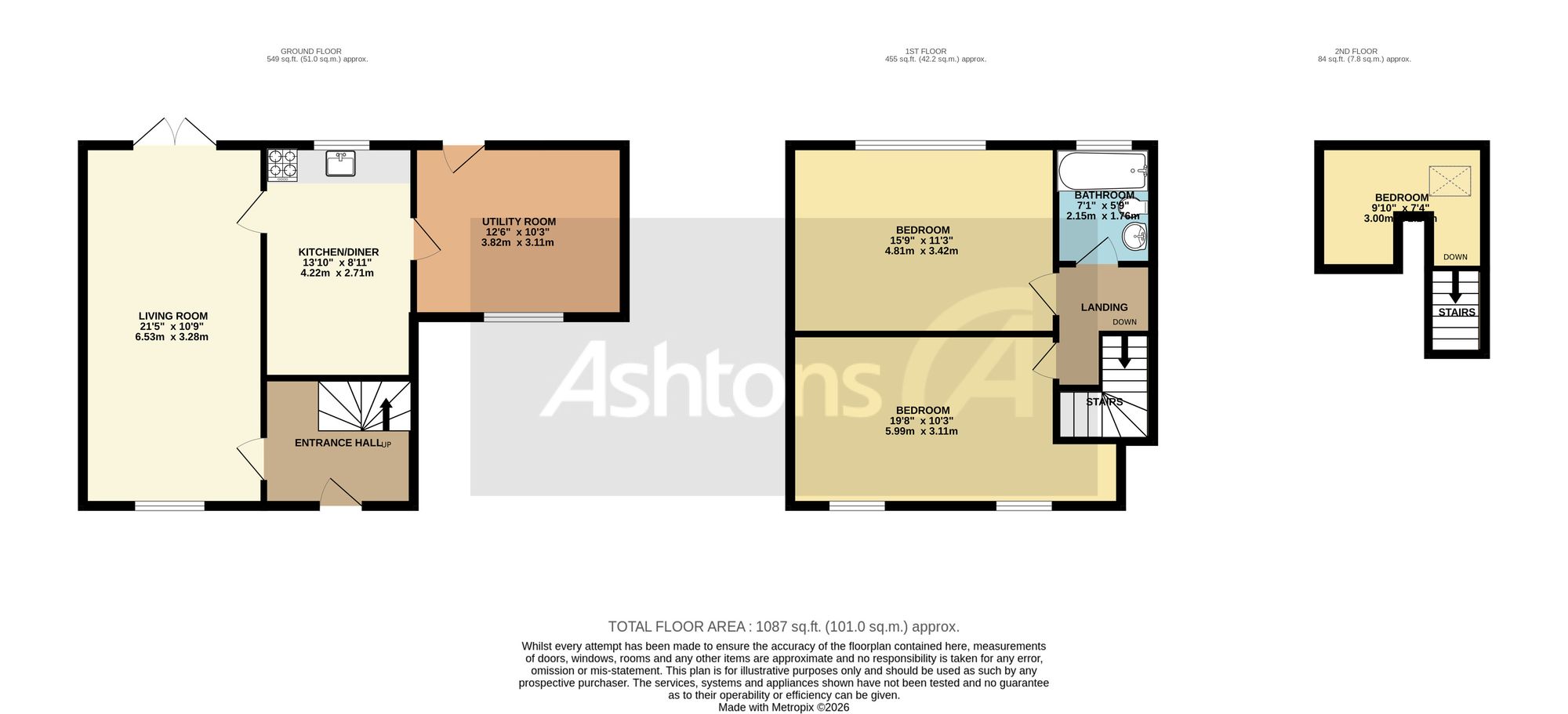 19 Hawthorn Avenue, Wigan floorplan