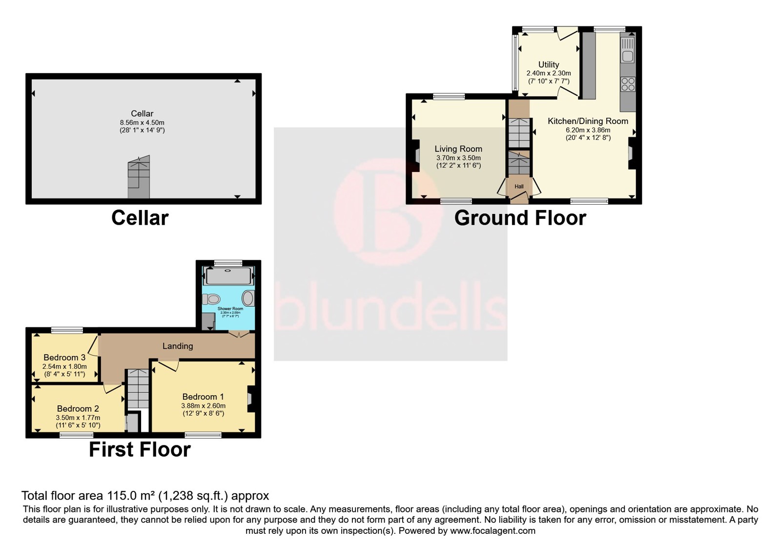 99, Olive Grove Road, South Yorkshire floorplan