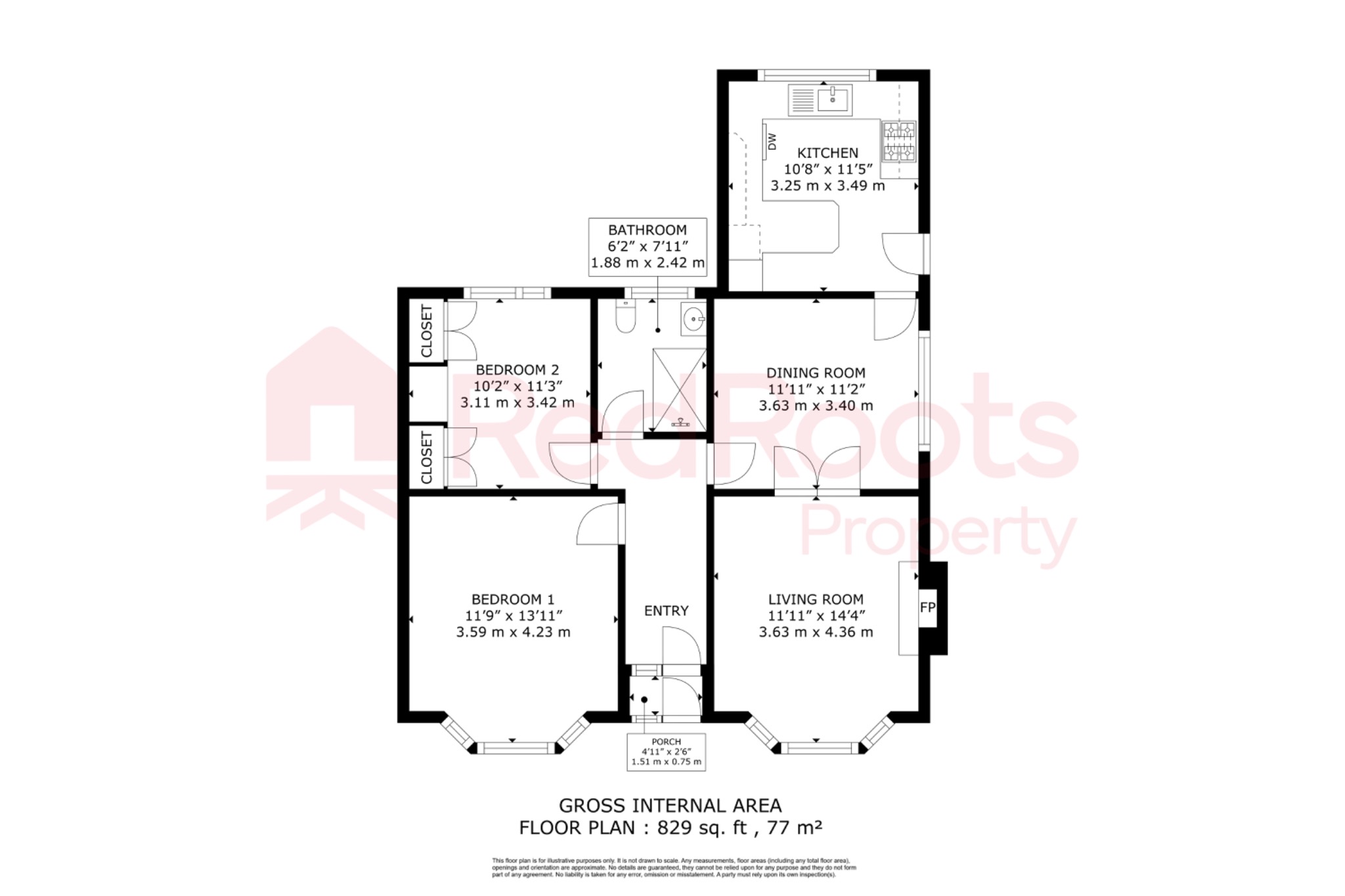 8, Meadow Court, Pontefract floorplan