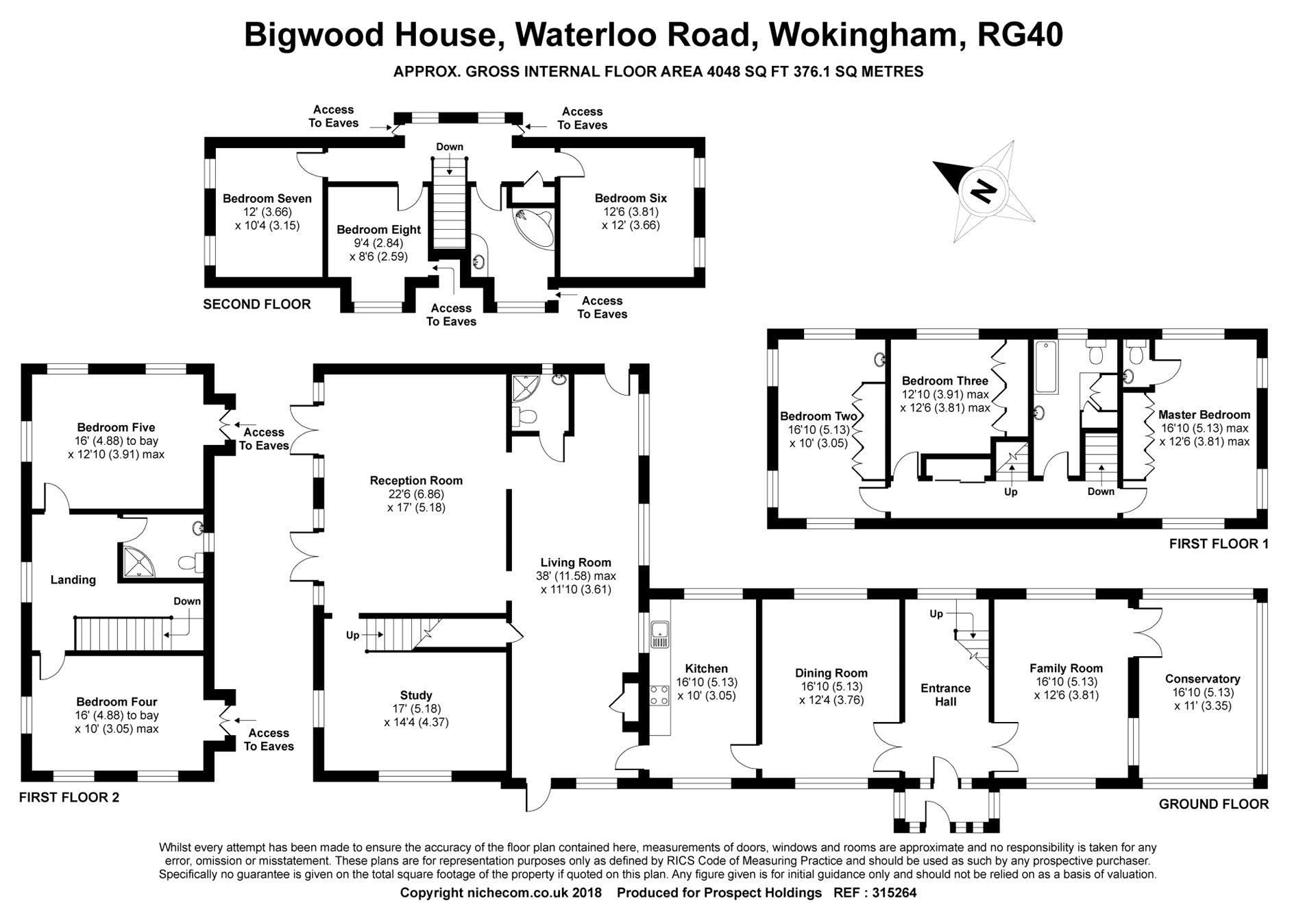 6 Bedrooms Detached house for sale in Waterloo Road, Wokingham, Berkshire RG40