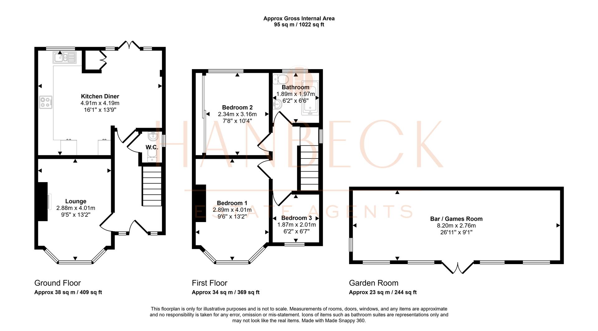 White Gates, Main Road, Burton Pidsea floorplan