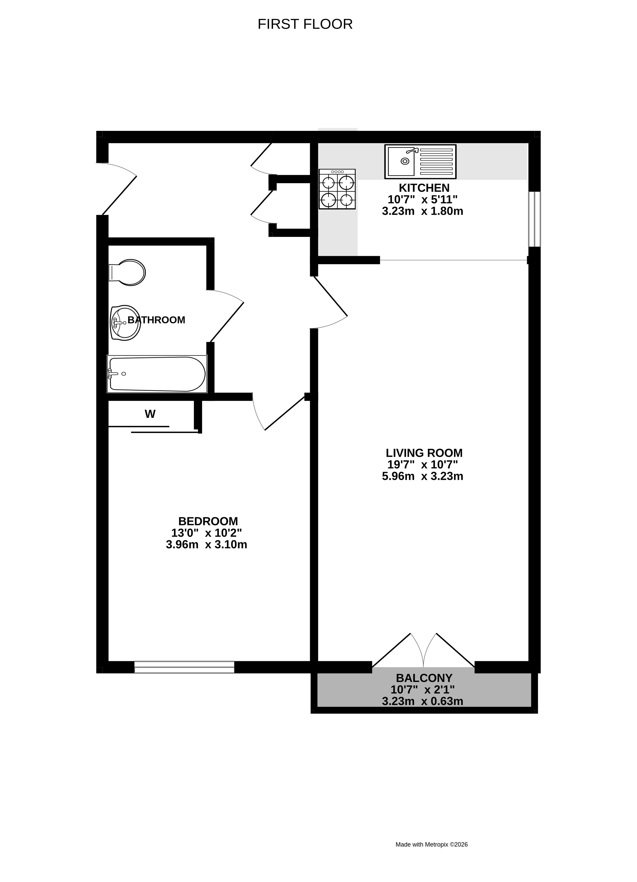 63, Fleming Place, Bracknell floorplan