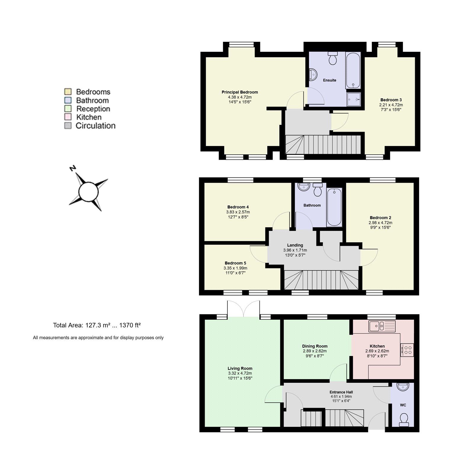 48, Alice Bell Close, Cambridgeshire floorplan