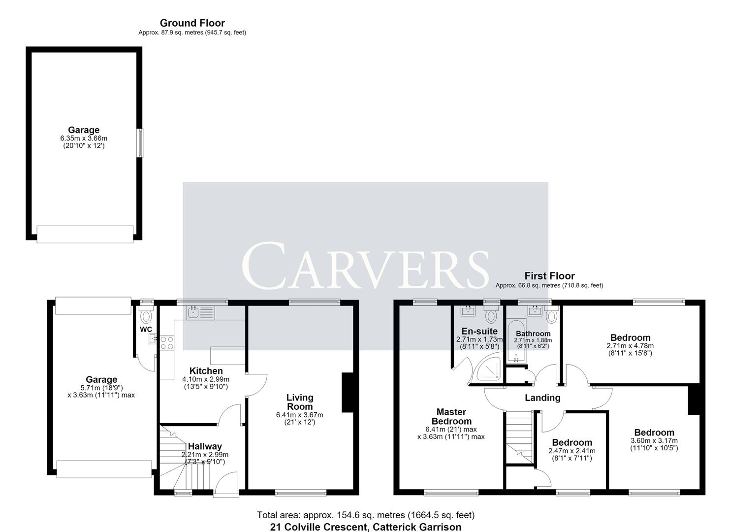 21, Colville Crescent, Catterick Garrison floorplan