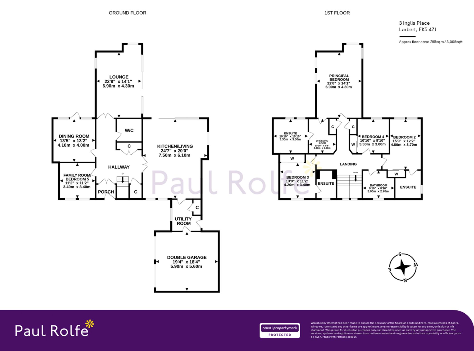 3 Inglis Place, Larbert floorplan