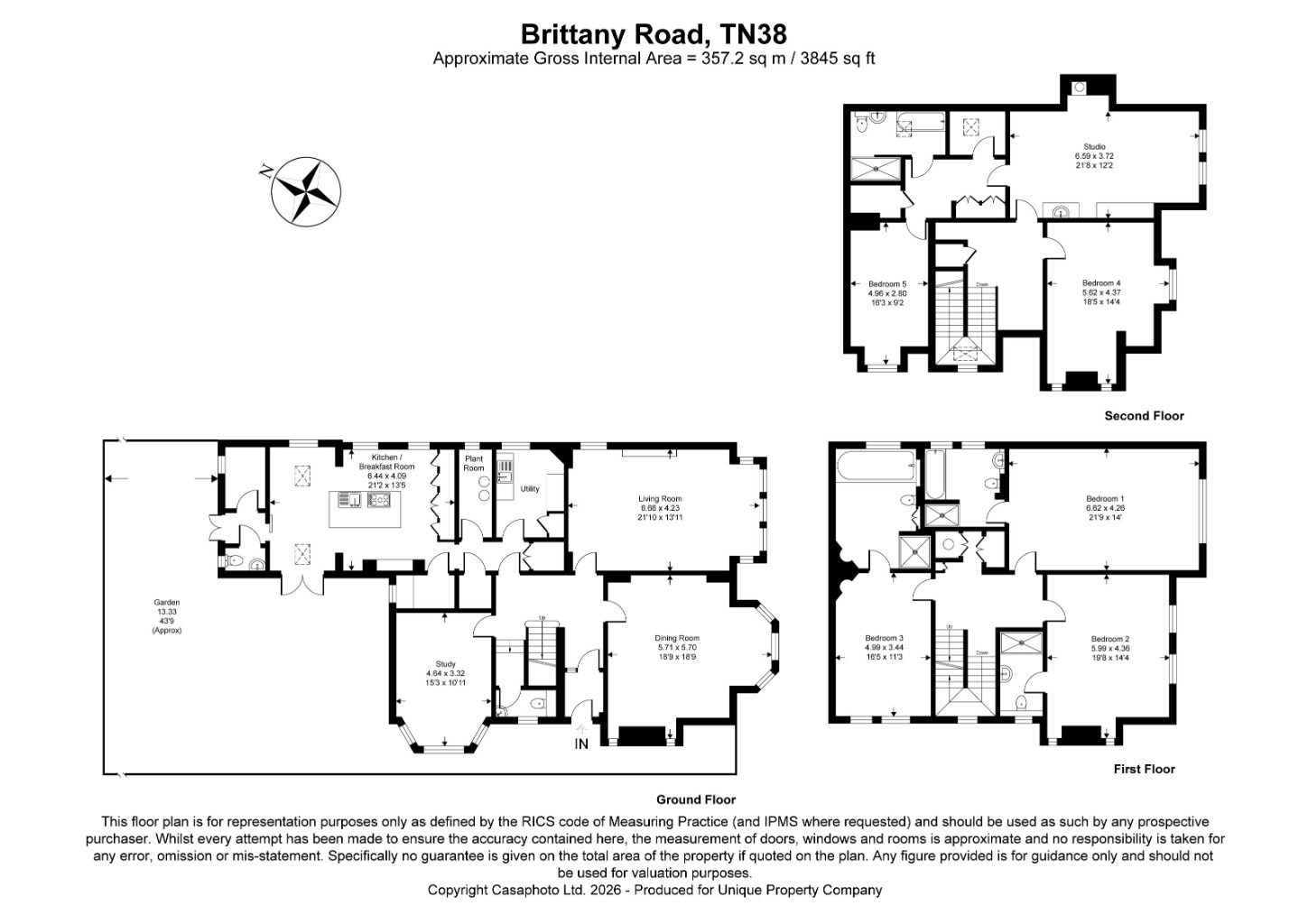 8, Brittany Road, East Sussex floorplan