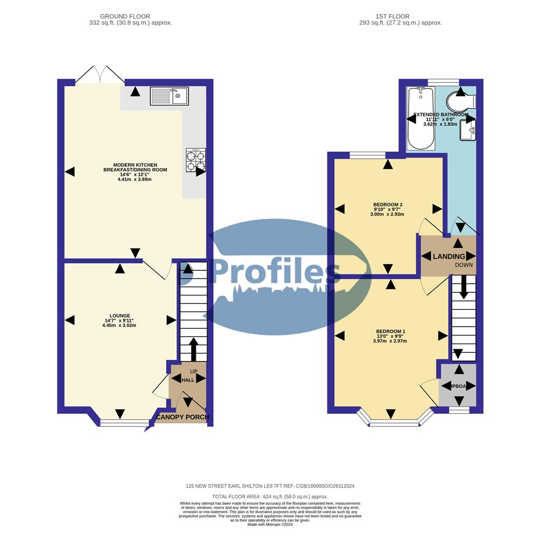 125, New Street, Earl Shilton floorplan