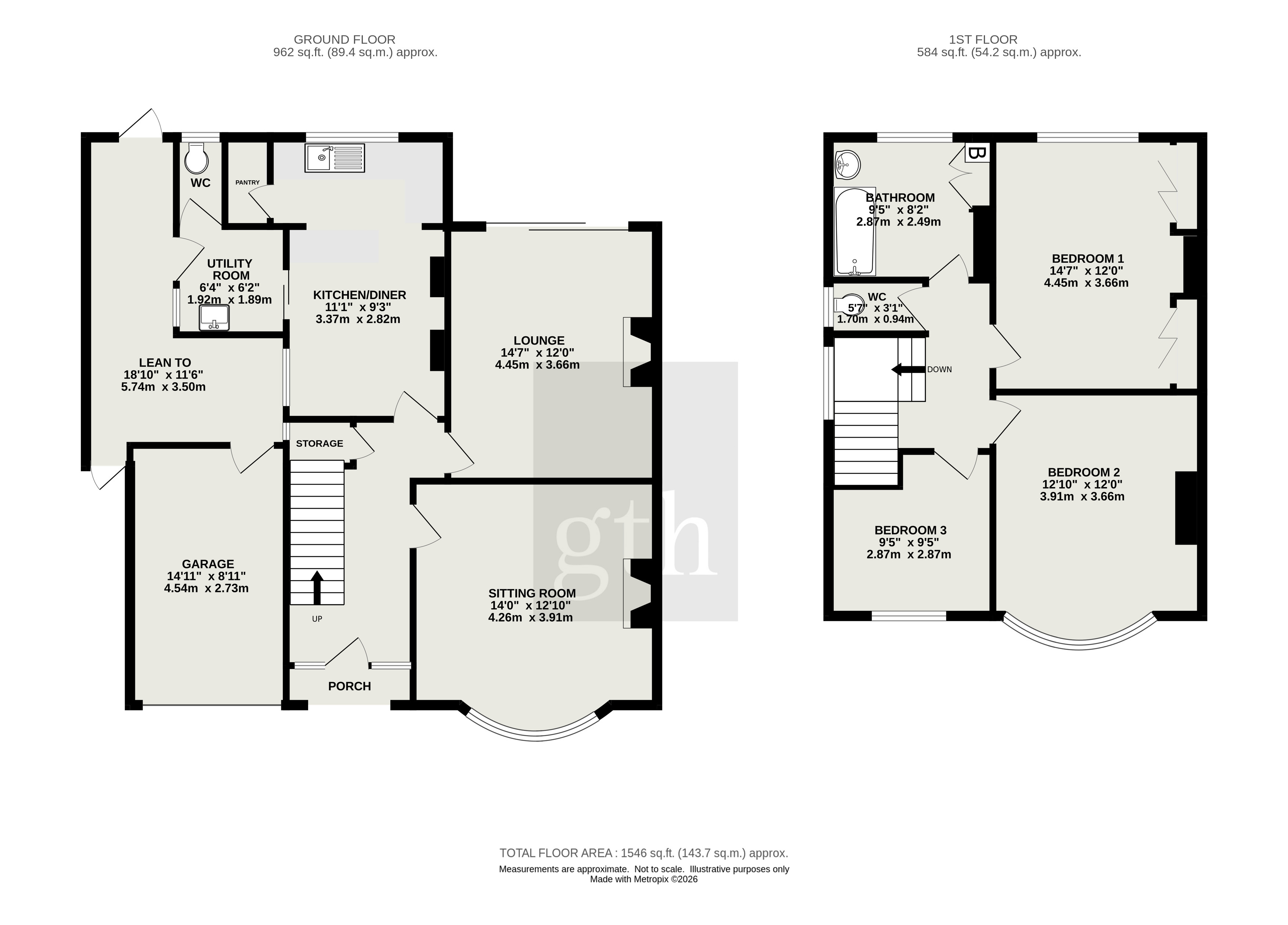 16, Oakfield Road, Somerset floorplan