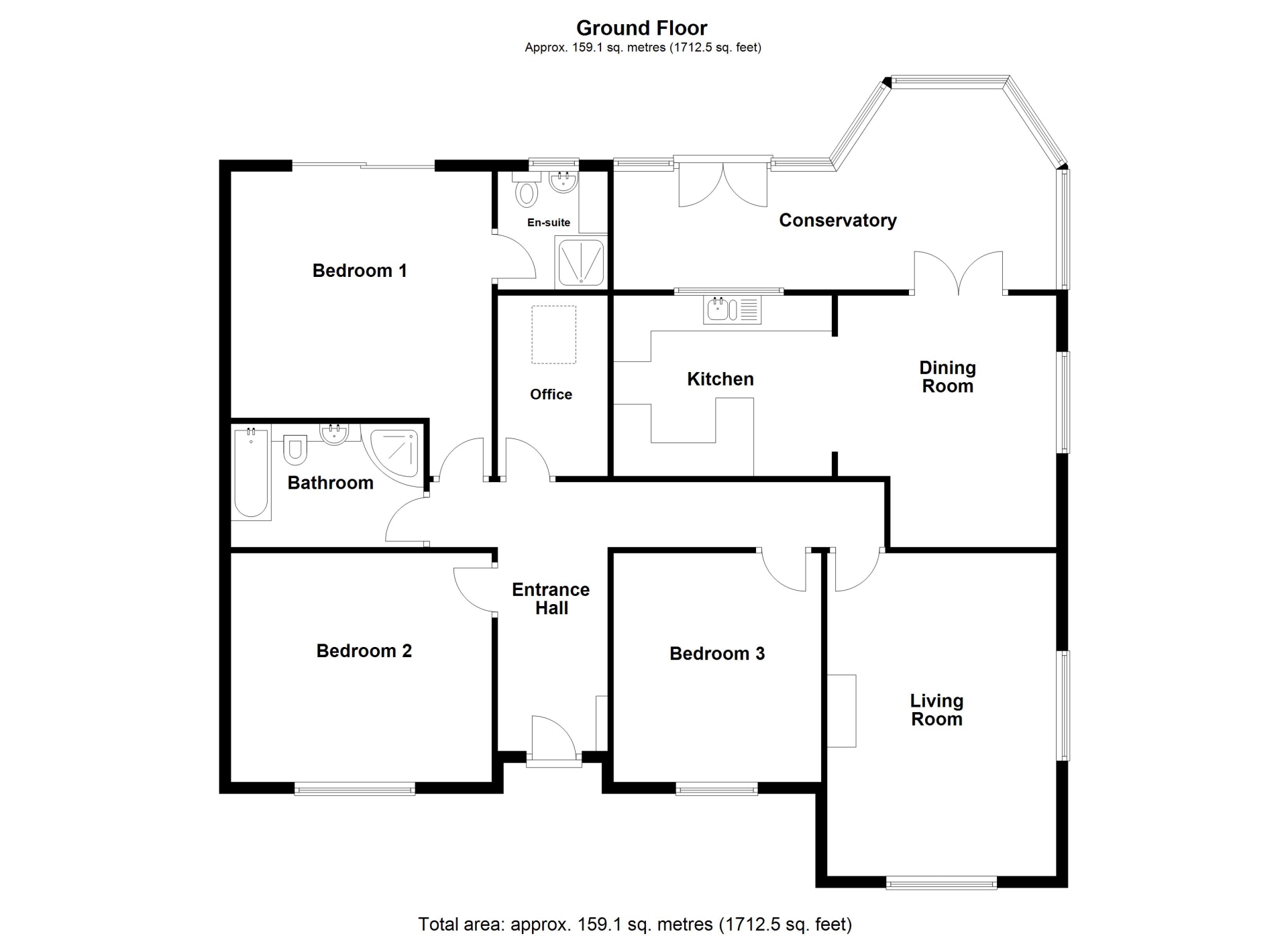 Whiteley Lodge 270 & 272, Derby Road, Ripley floorplan