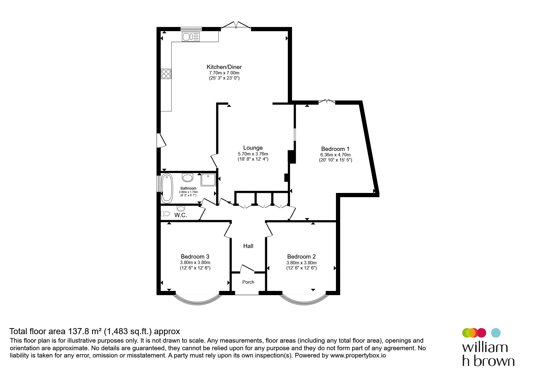 176, Ingrave Road, Brentwood floorplan