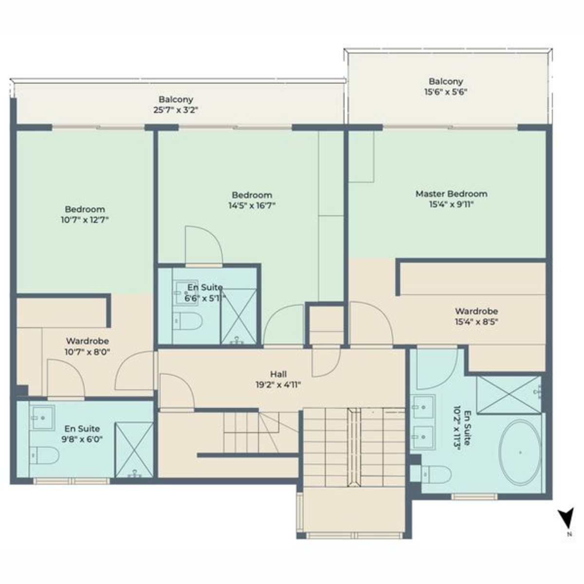 Bay Tree House, La Rue De Haut, Jersey floorplan