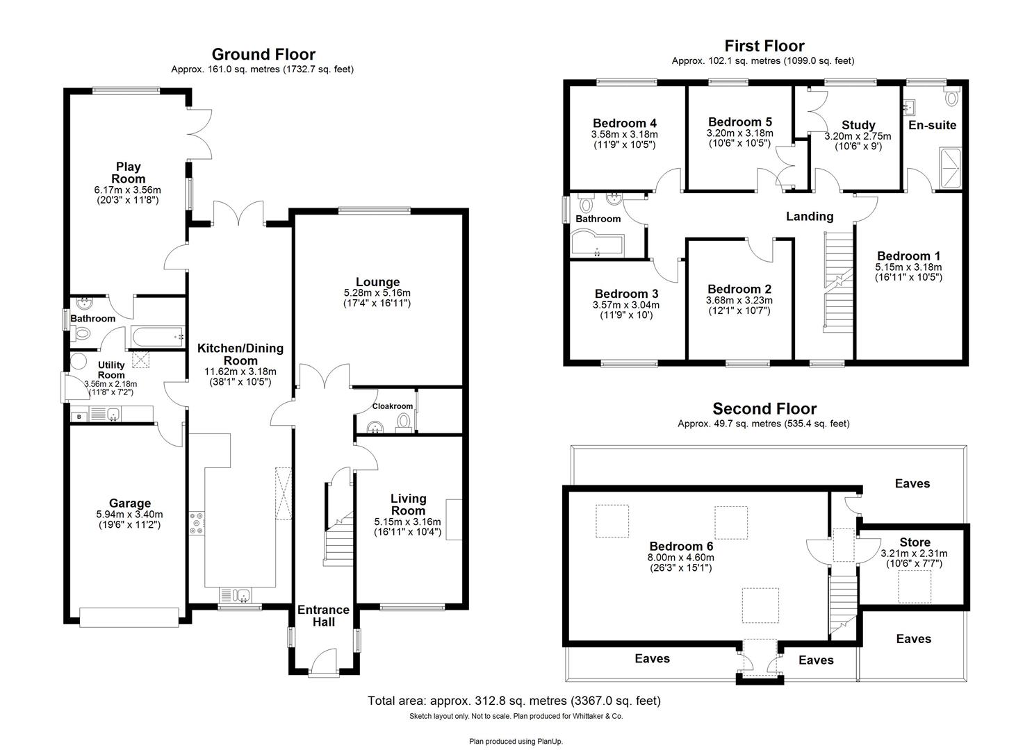 Luton Road, Harpenden floorplan