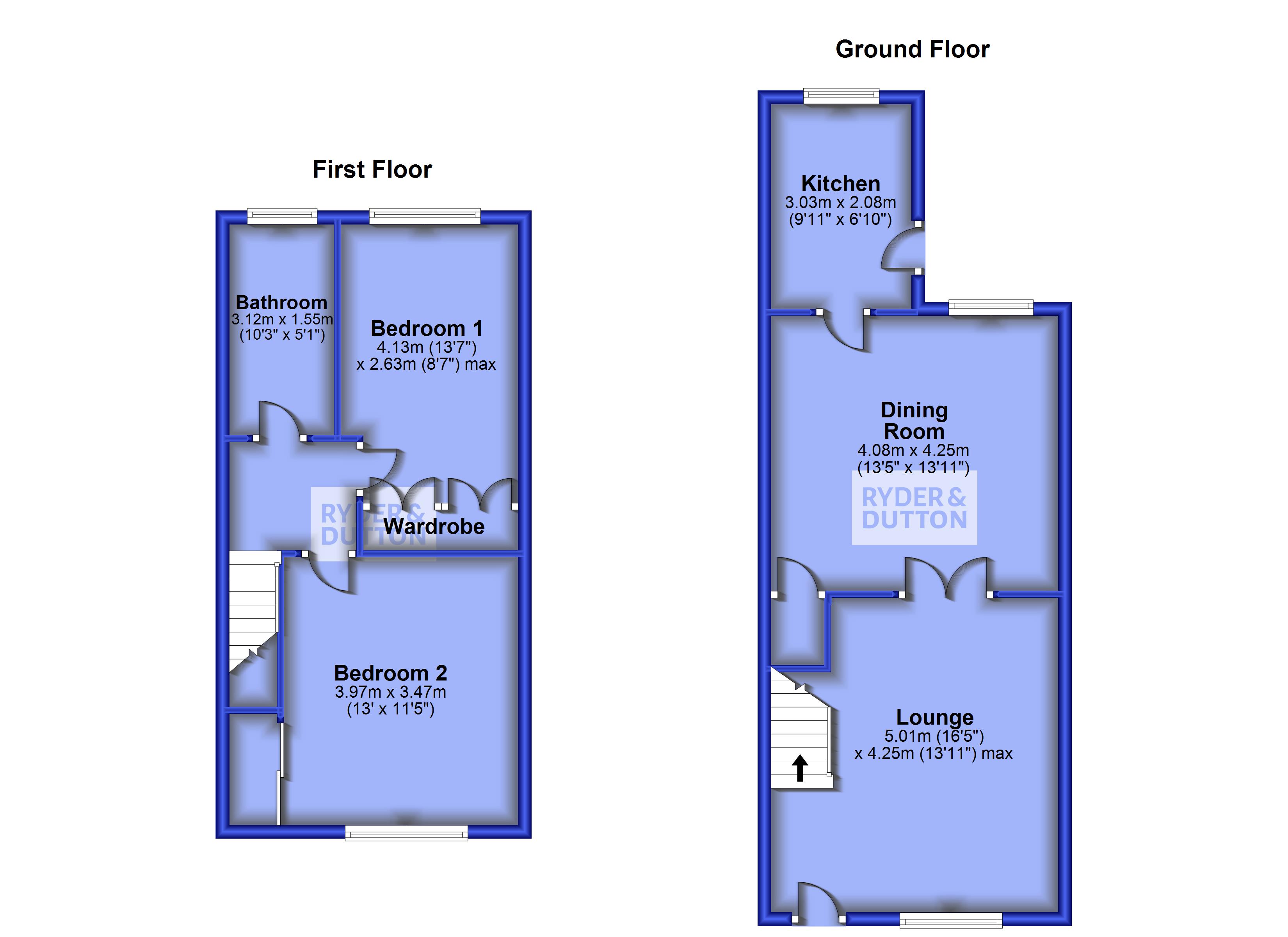 Denton Lane, Chadderton, Oldham OL9, 2 bedroom terraced house for sale
