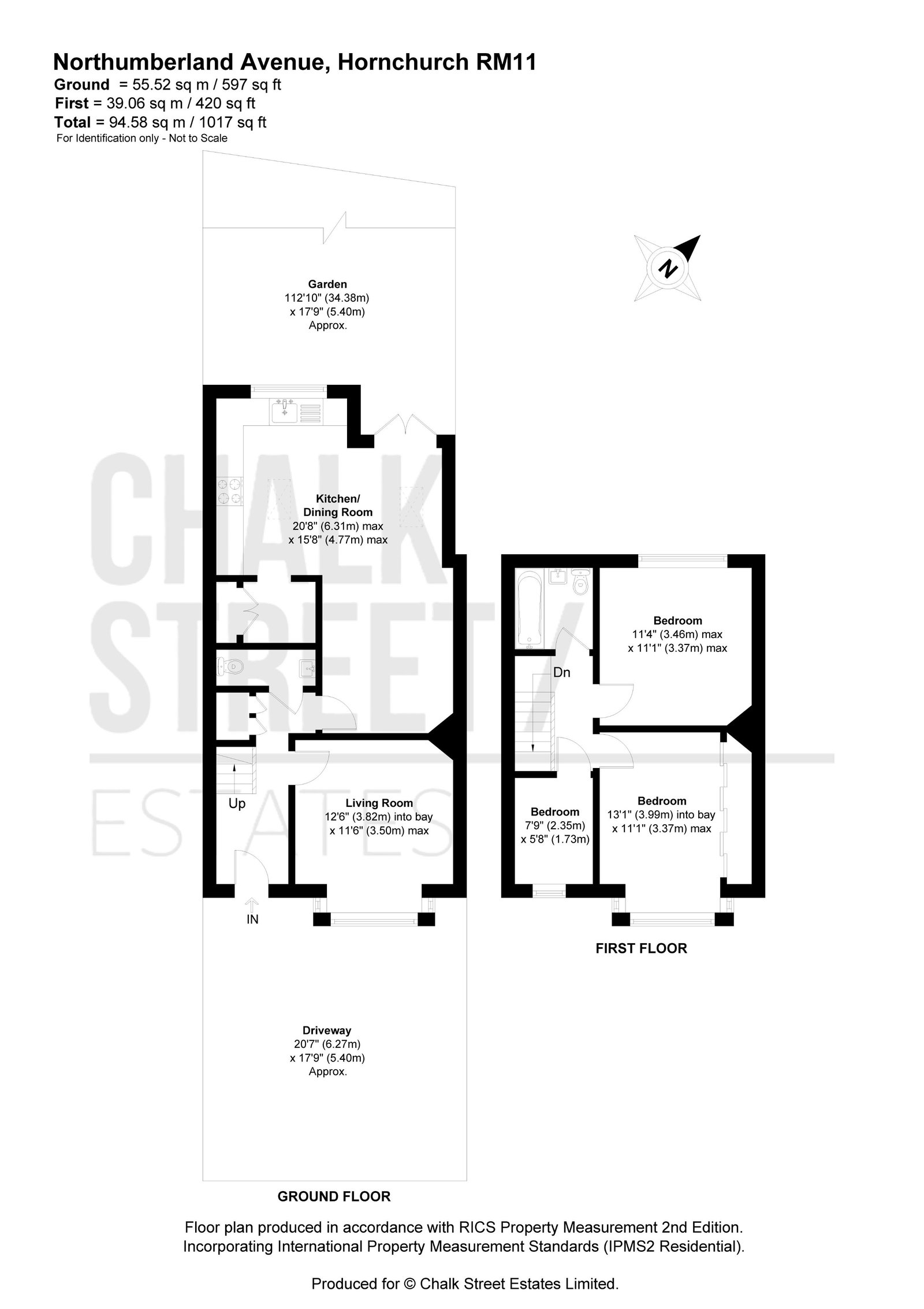 165, Northumberland Avenue, Hornchurch floorplan