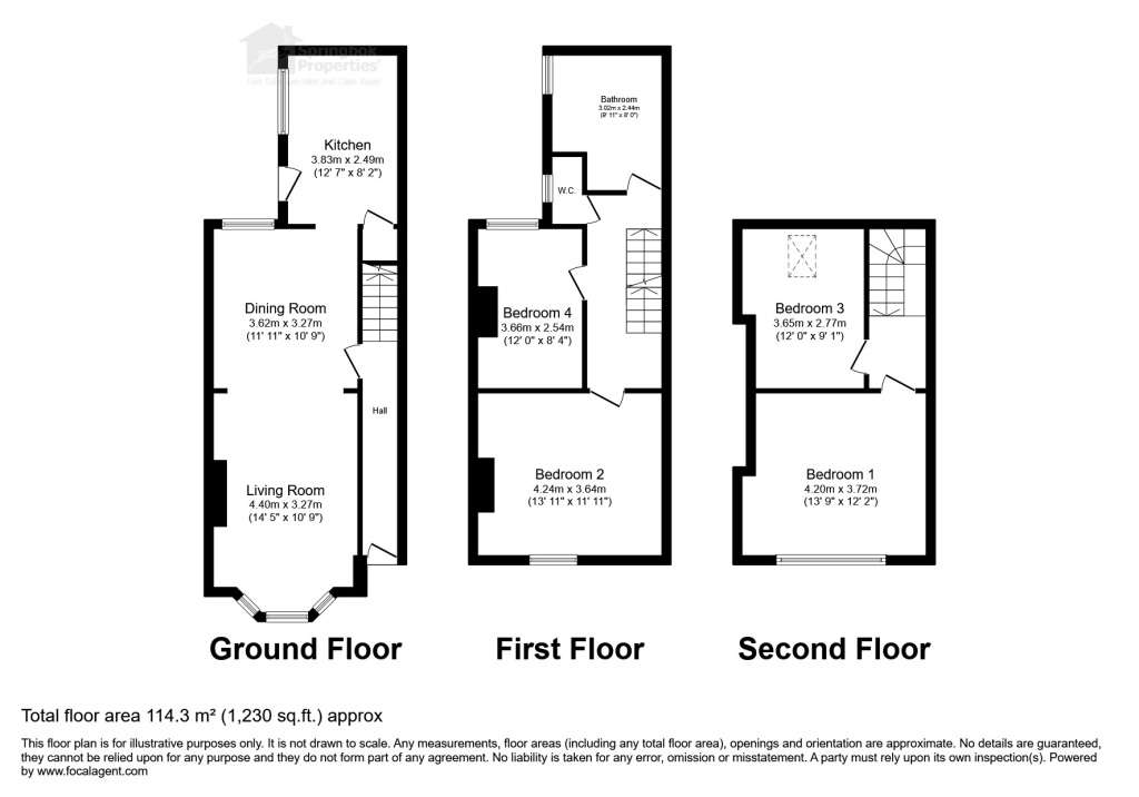 28, Fairfield Road, Bridlington floorplan